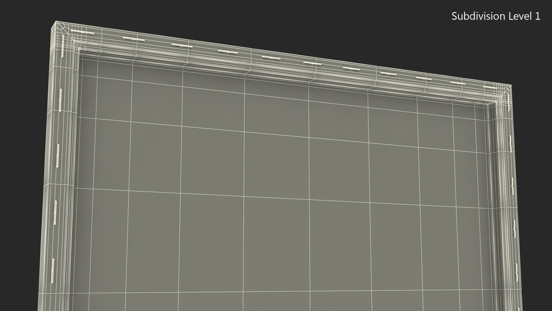 Canvas Painted 3D model