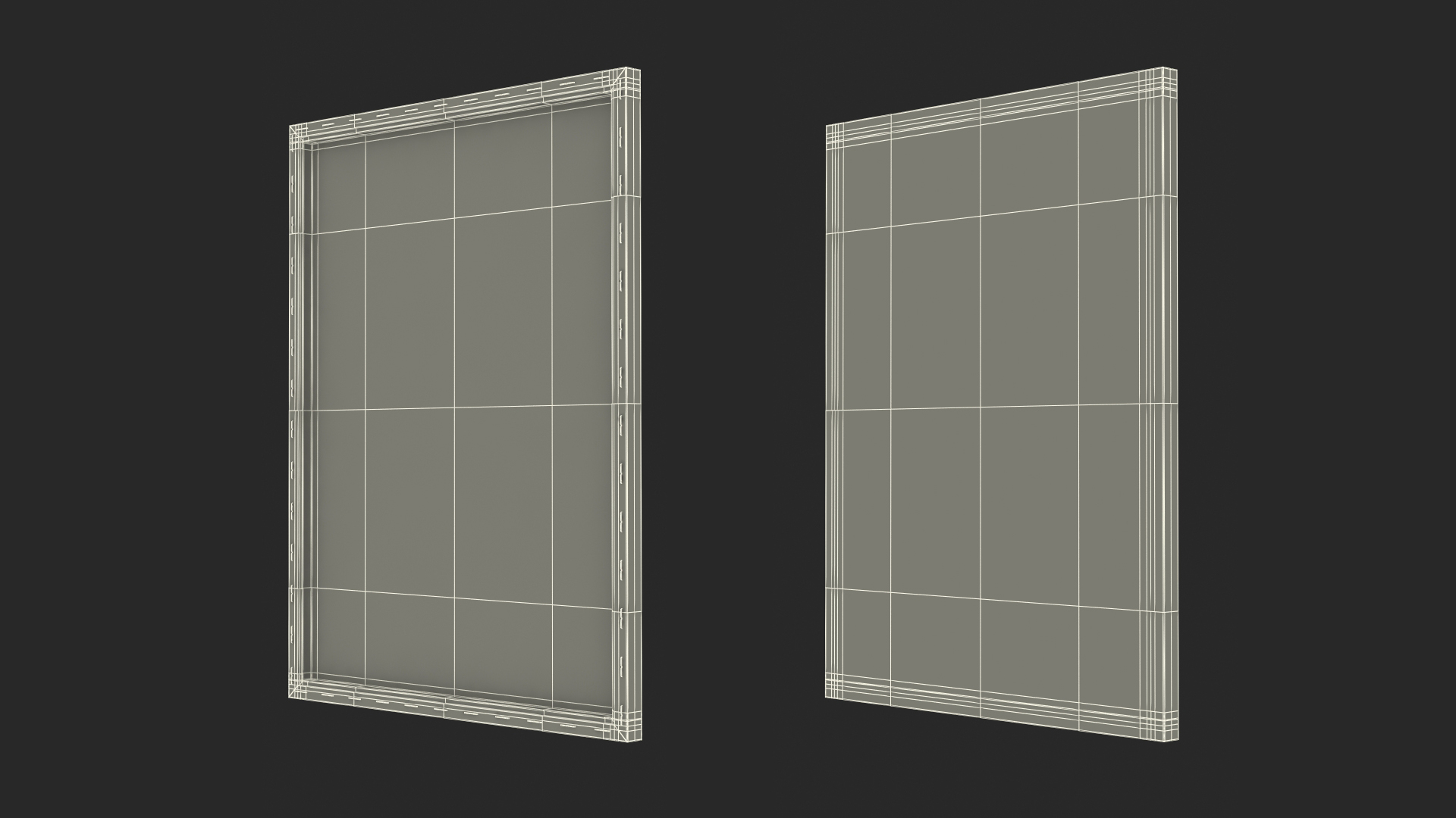 Canvas Painted 3D model