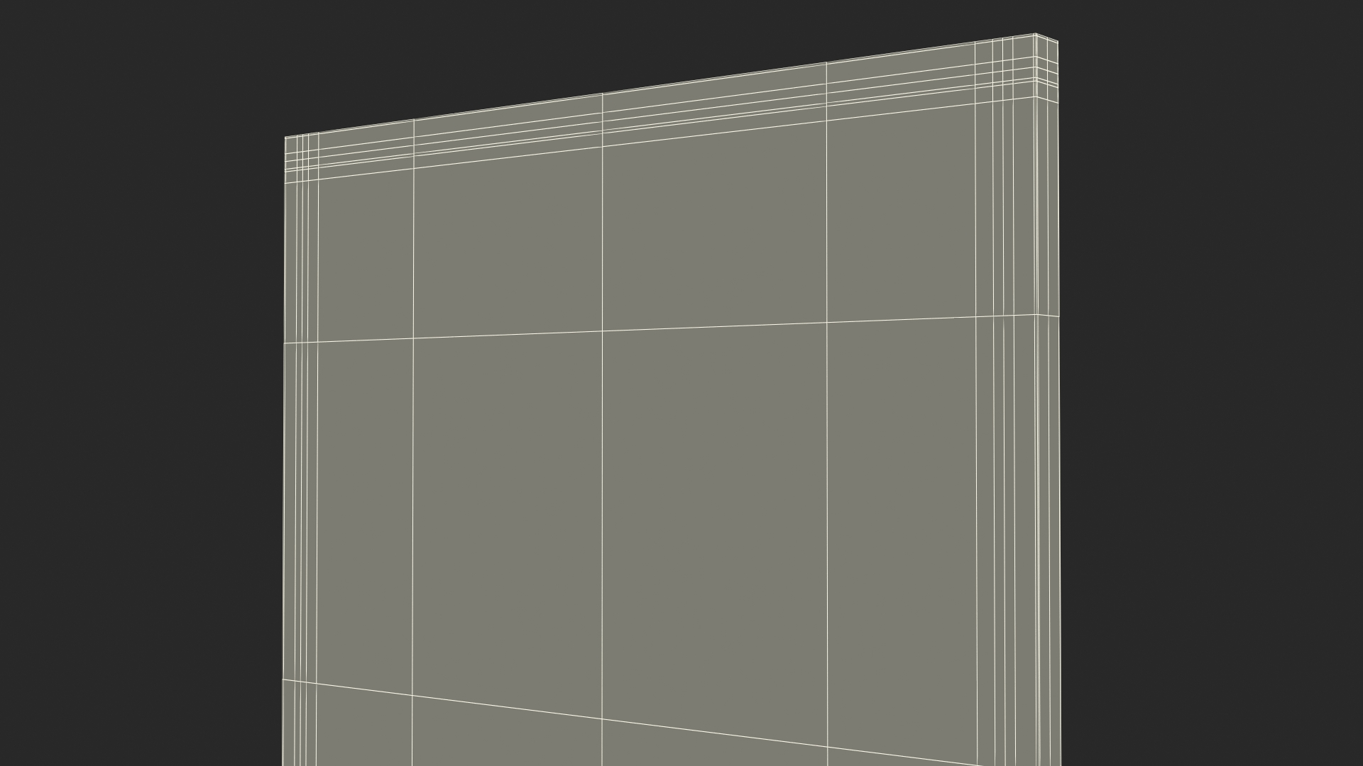 Canvas Painted 3D model
