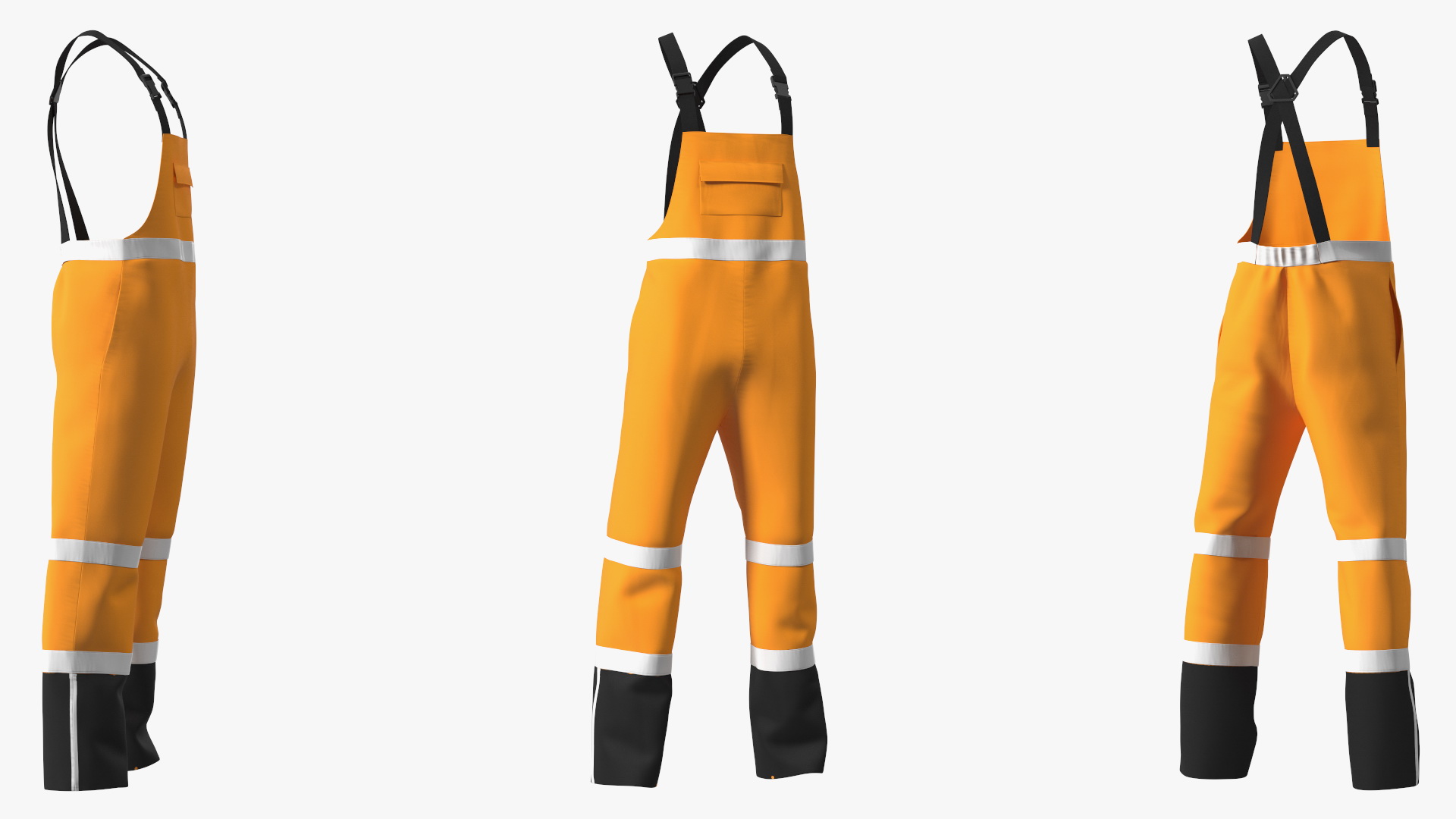 3D model High Visibility Rain Suit