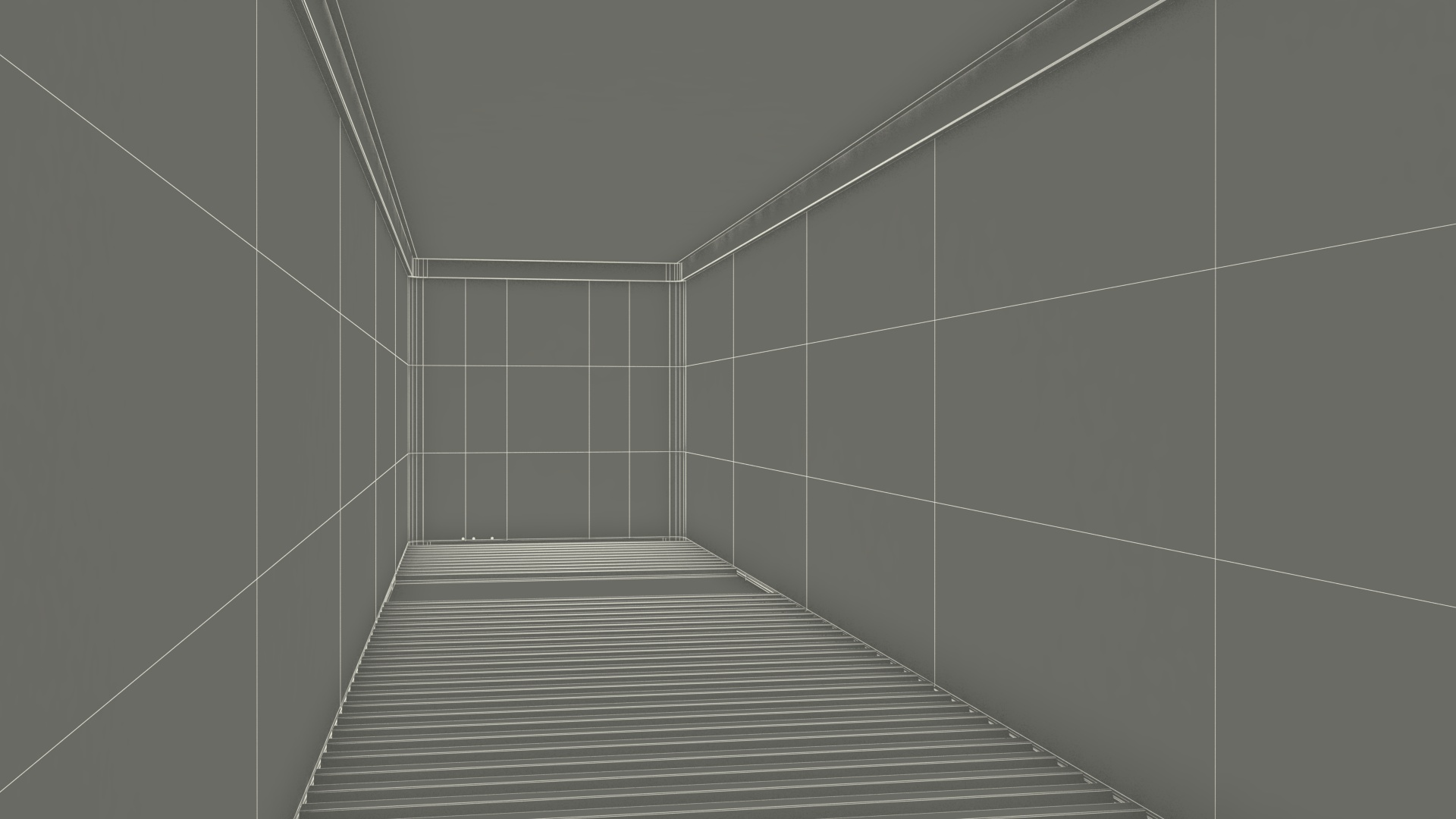 3D Standalone Semi Trailer model