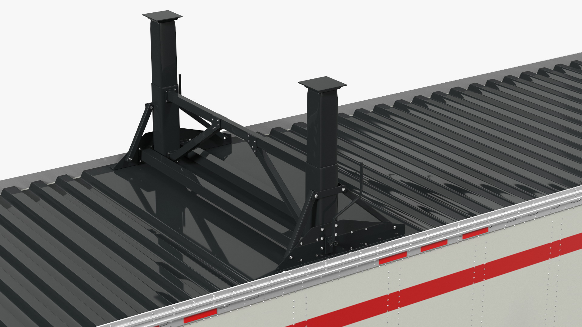 3D Standalone Semi Trailer model