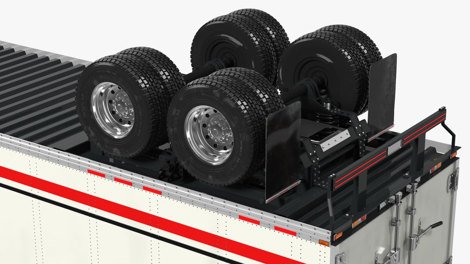 3D Standalone Semi Trailer model
