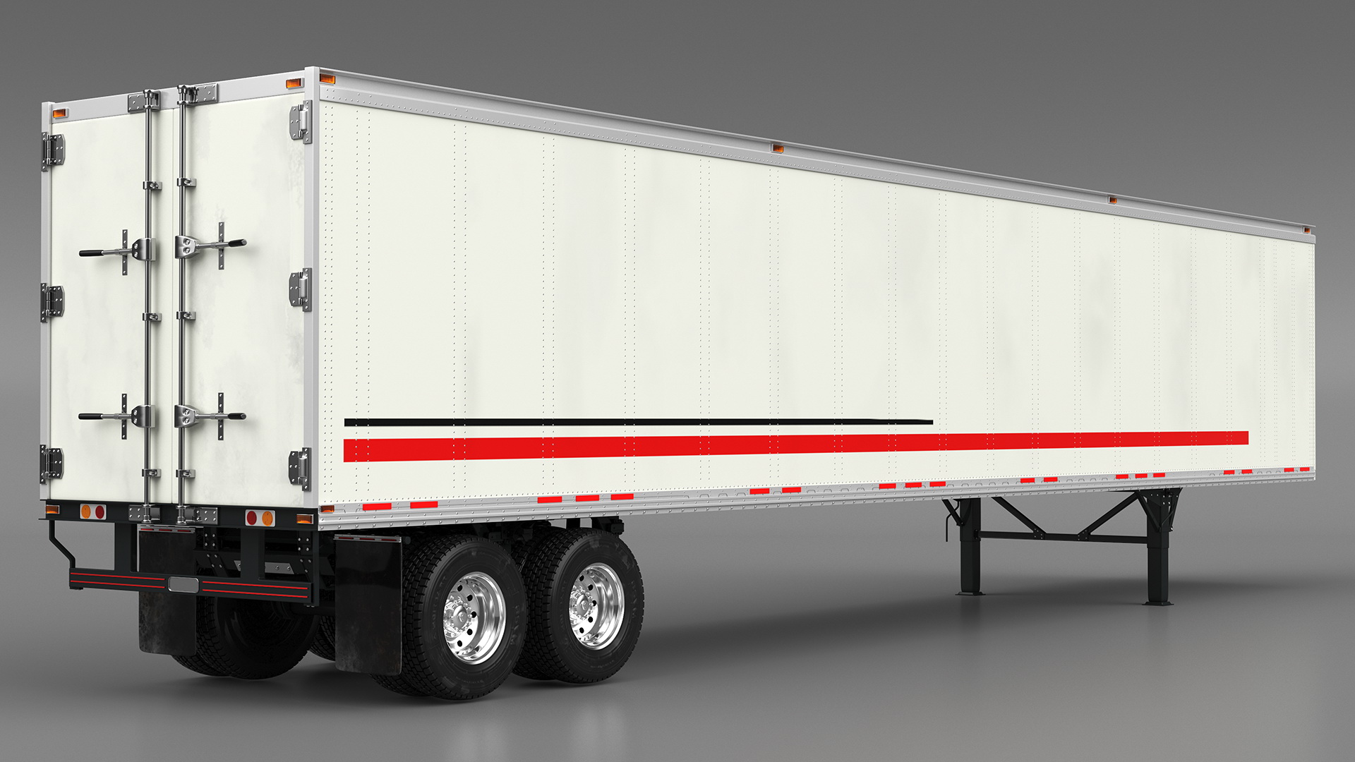 3D Standalone Semi Trailer model