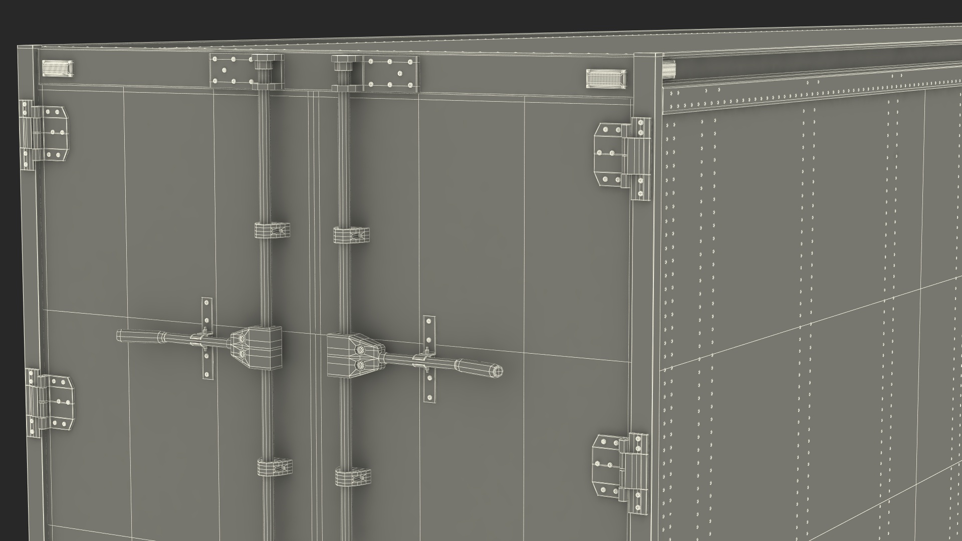 3D Standalone Semi Trailer model
