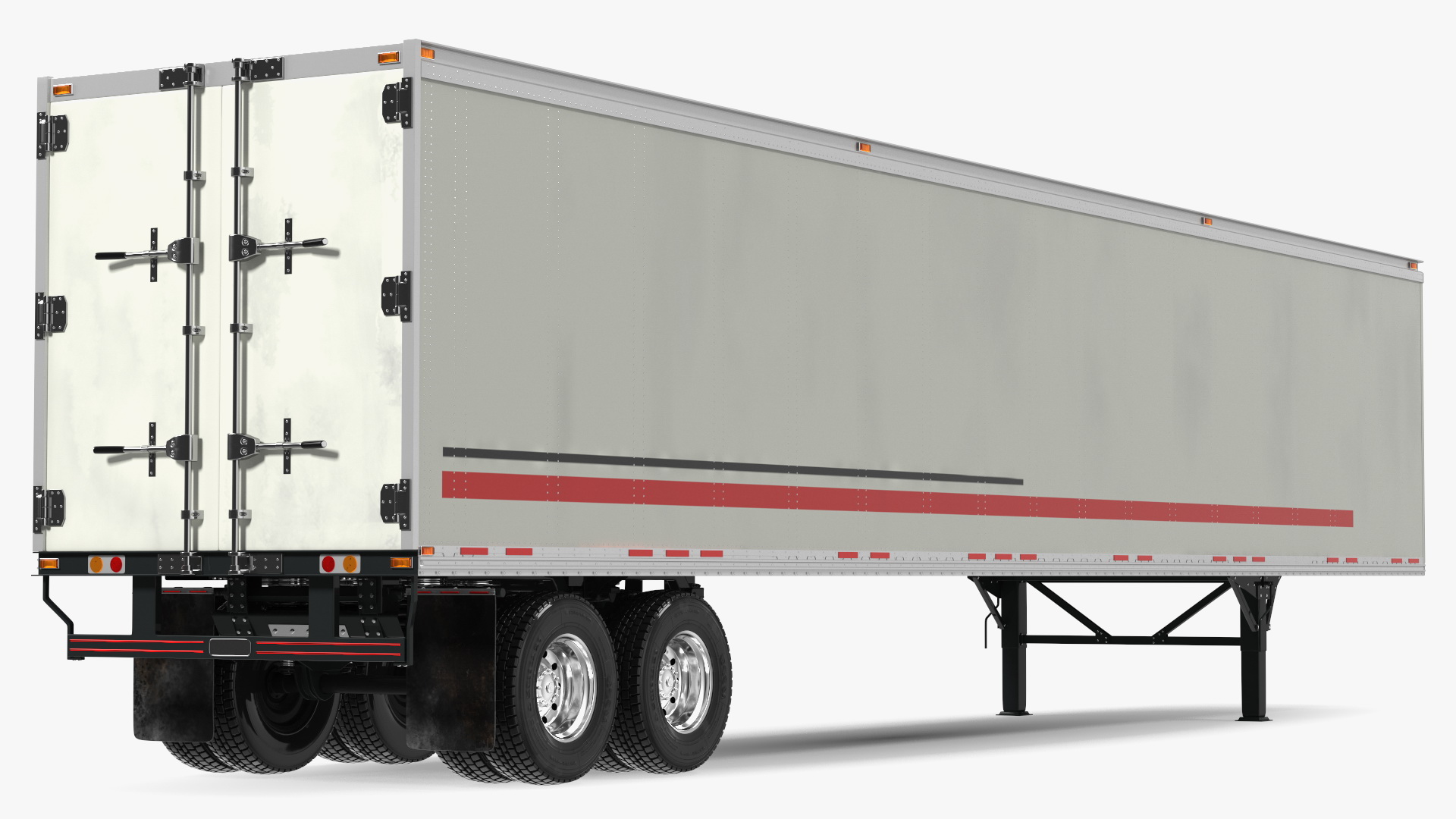 3D Standalone Semi Trailer model