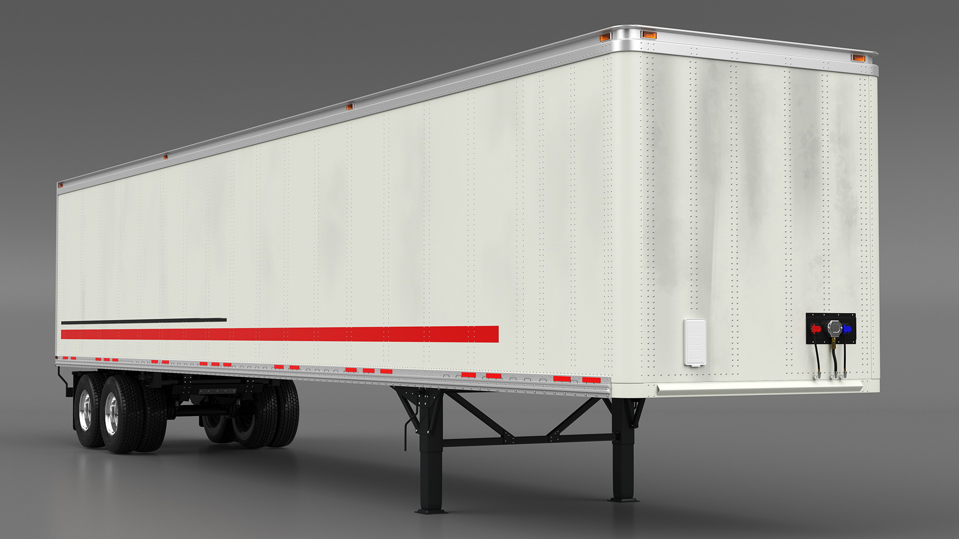 3D Standalone Semi Trailer model