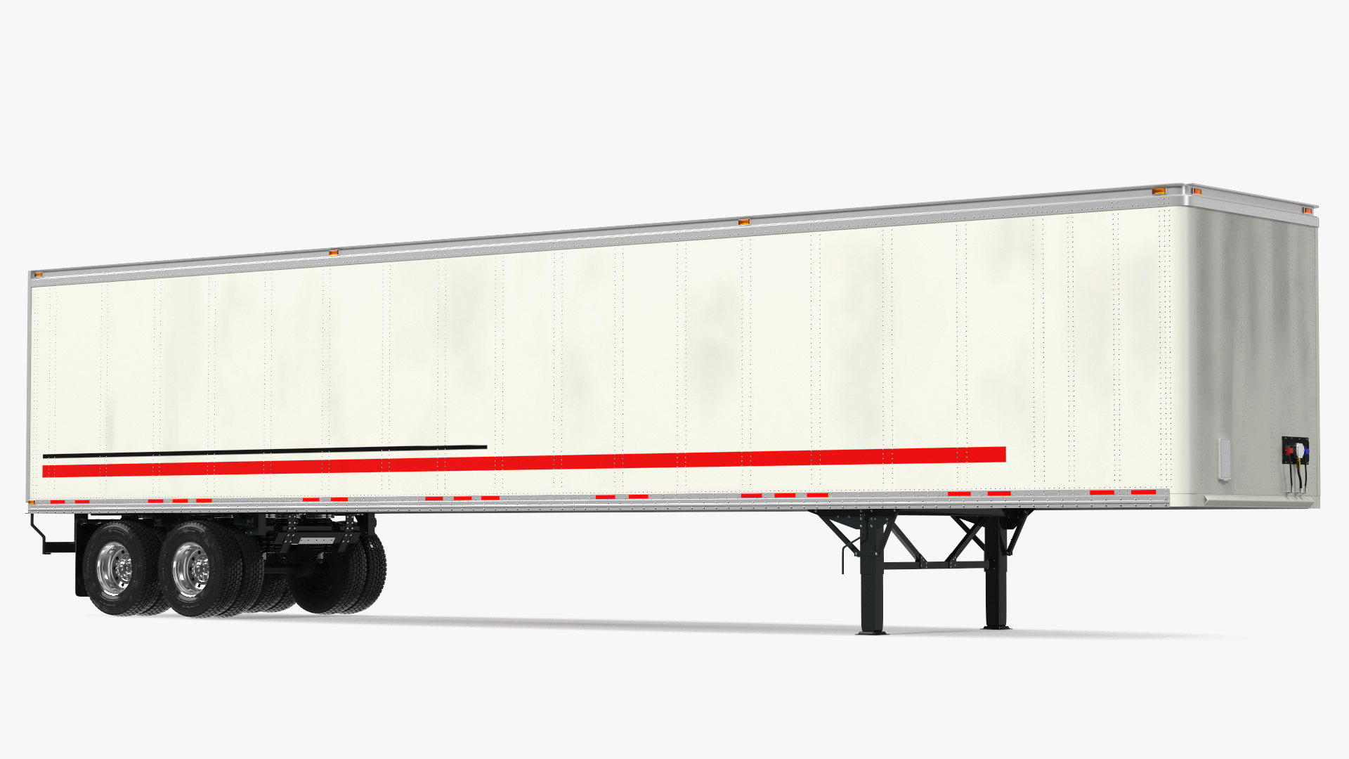 3D Standalone Semi Trailer model