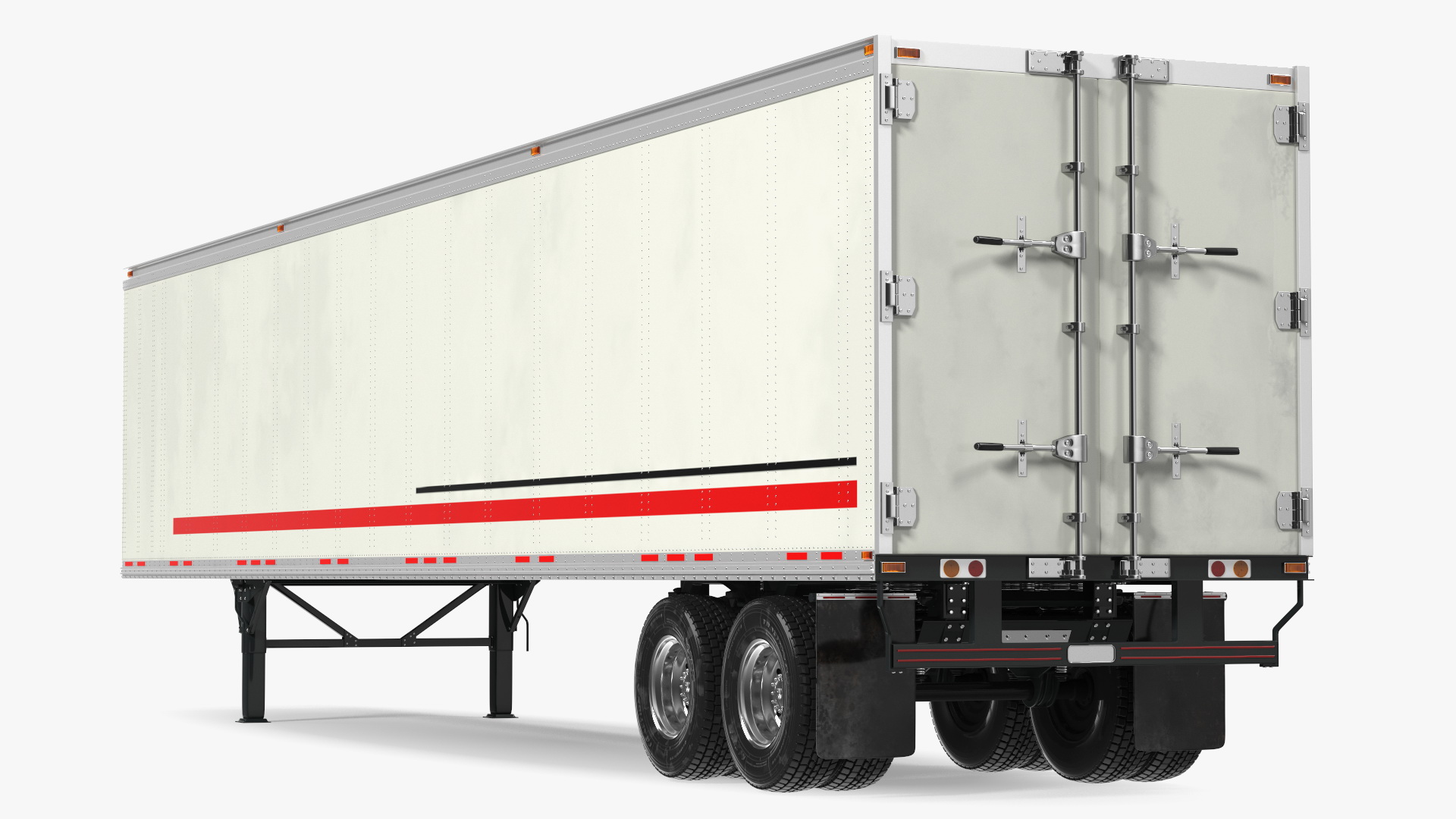 3D Standalone Semi Trailer model