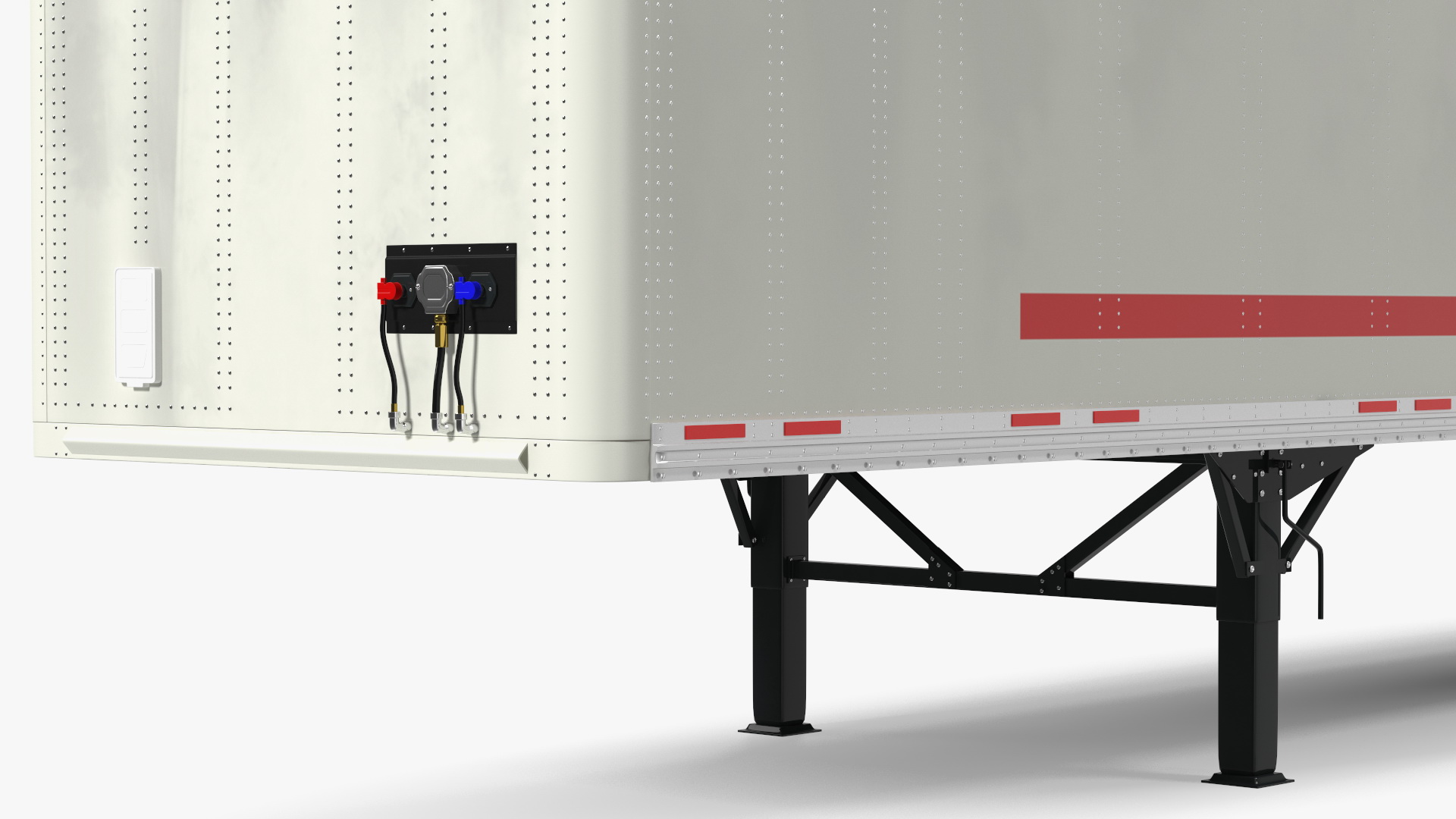 3D Standalone Semi Trailer model