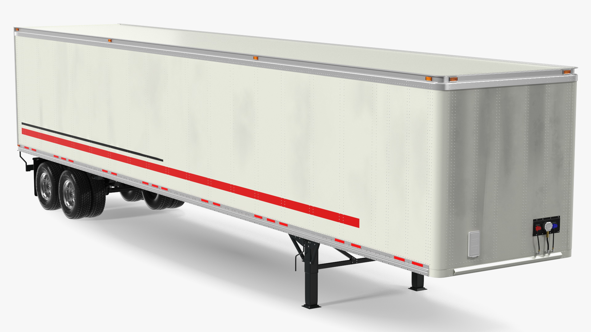 3D Standalone Semi Trailer model
