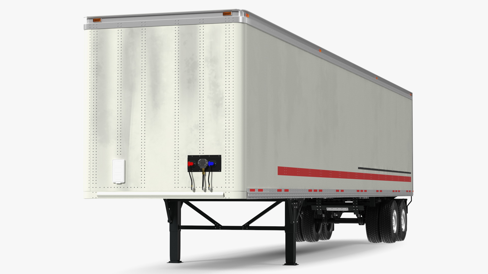 3D Standalone Semi Trailer model