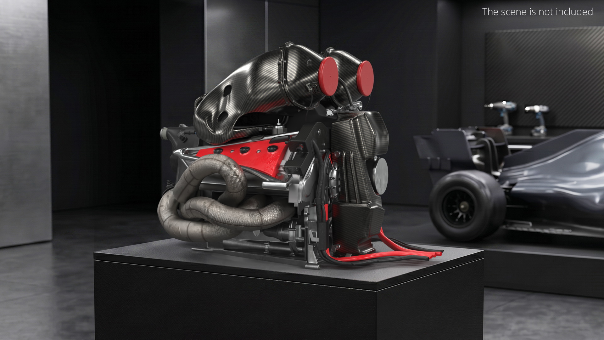 F1 High Performance Engine, view 4