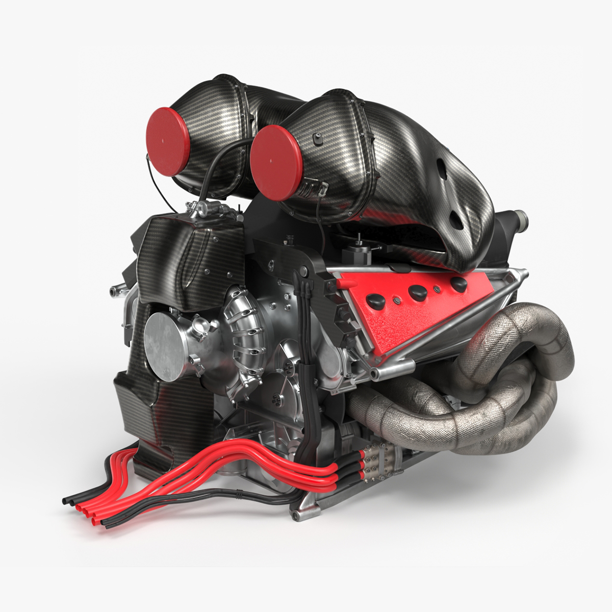 F1 High Performance Engine 3D model preview