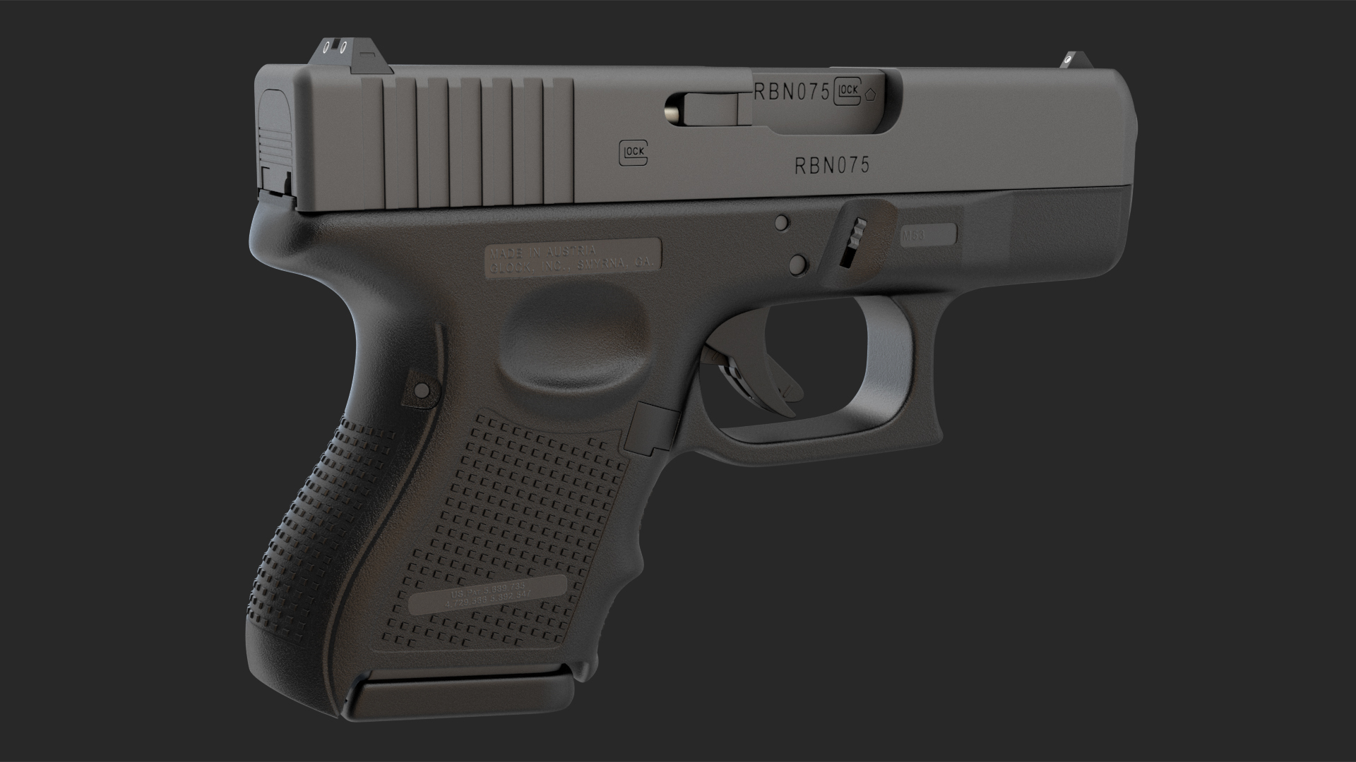 GLOCK 26 9mm 3D