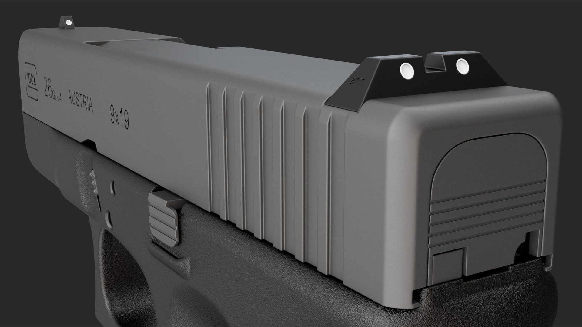 GLOCK 26 9mm 3D