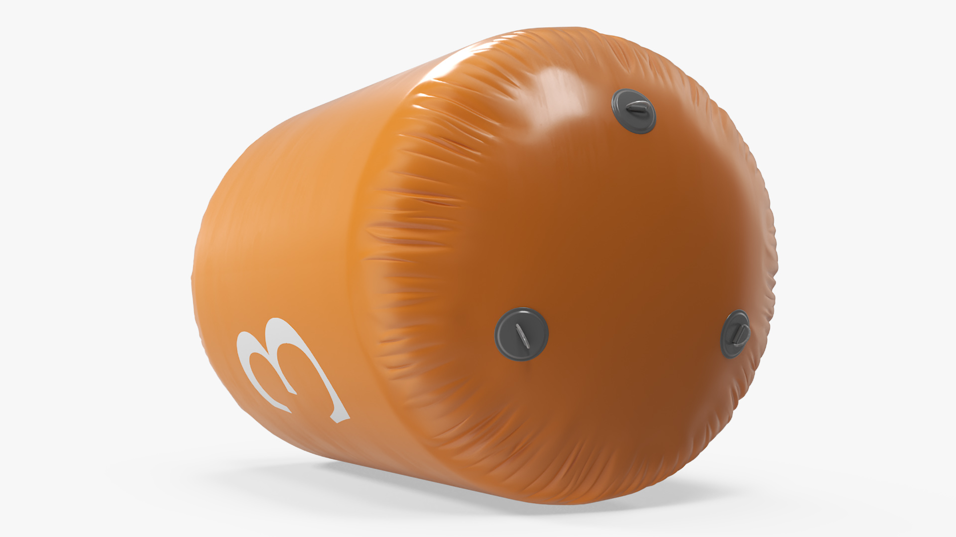 Floating Inflatable Marker Buoy for Water Sport Orange 3D model