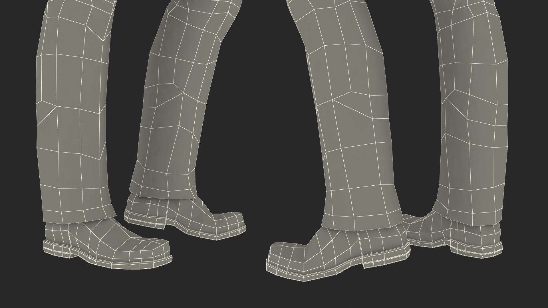 Man in City Style Clothes Standing Pose 3D model
