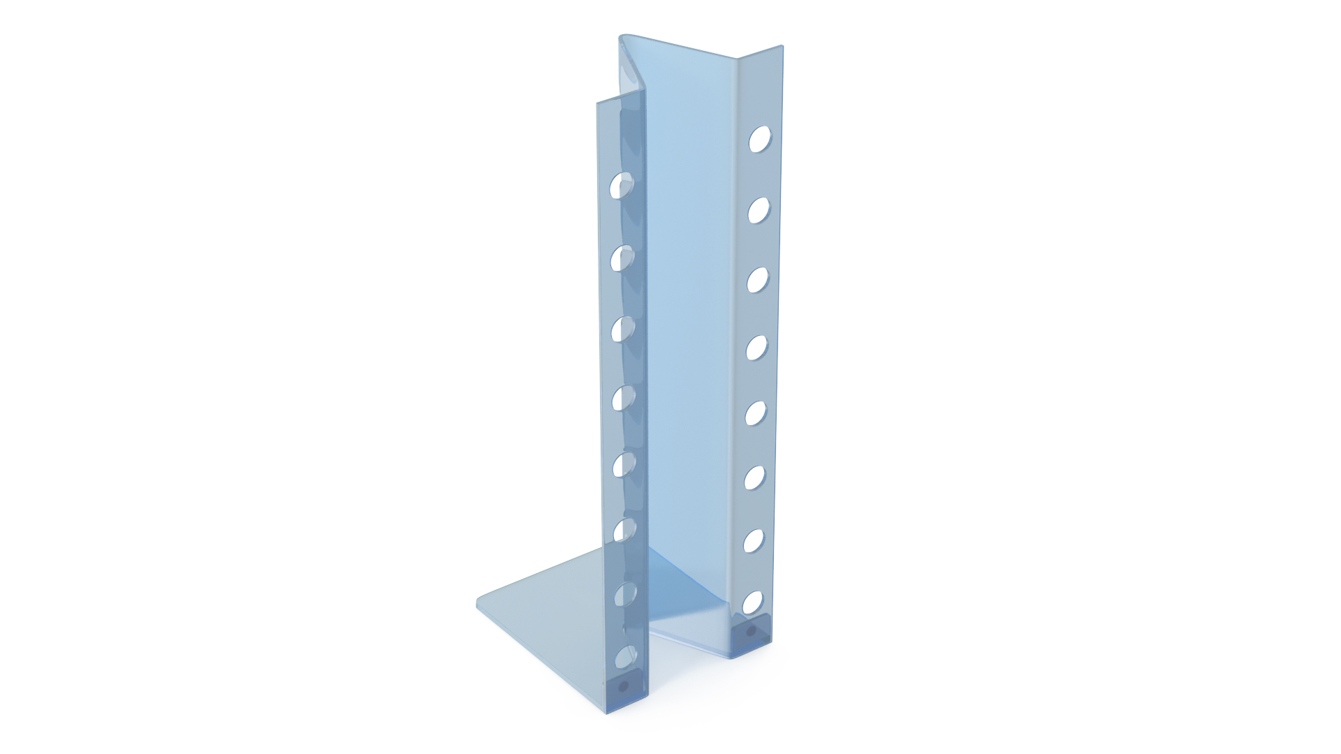3D Stand for Glasses Light Blue model