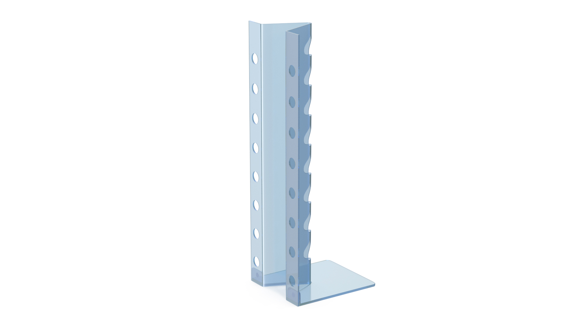 3D Stand for Glasses Light Blue model
