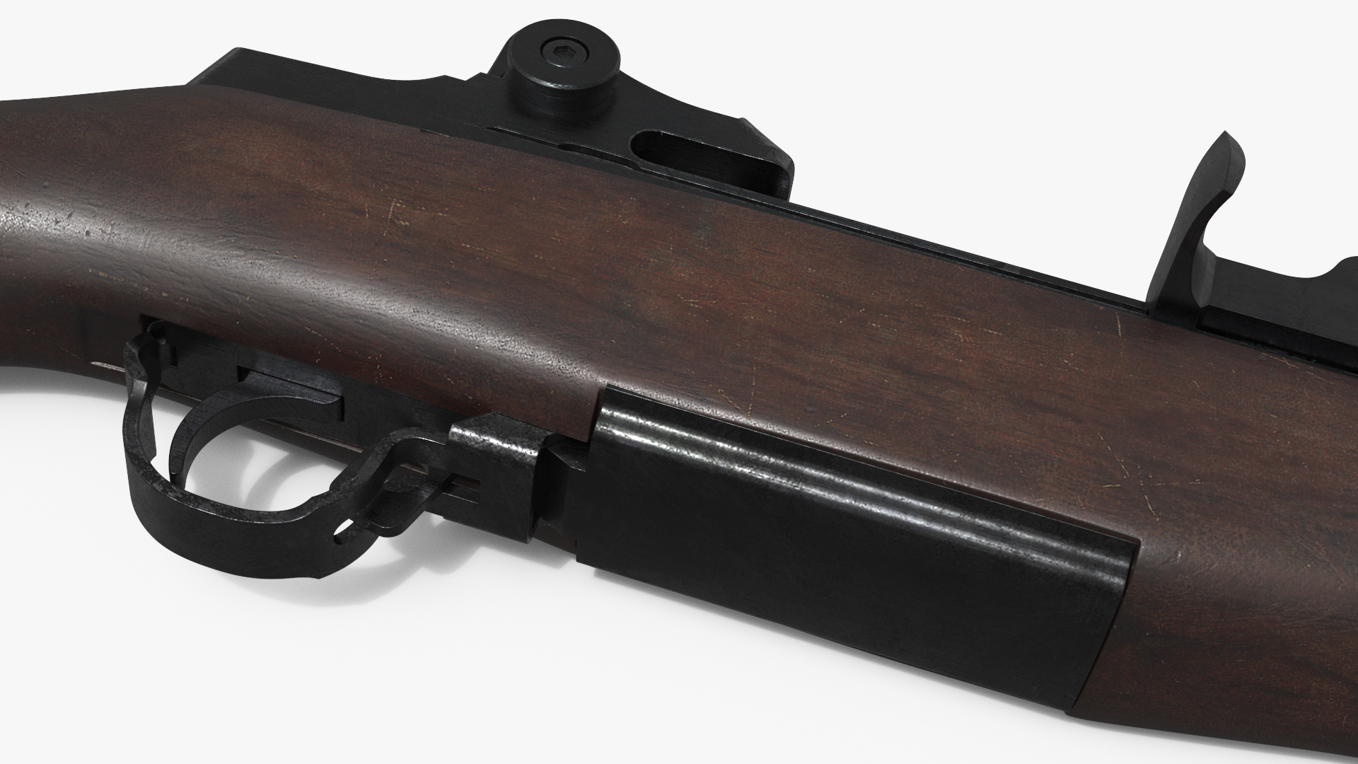 M1 Garand US Rifle Disassembled Brown Old - view 8