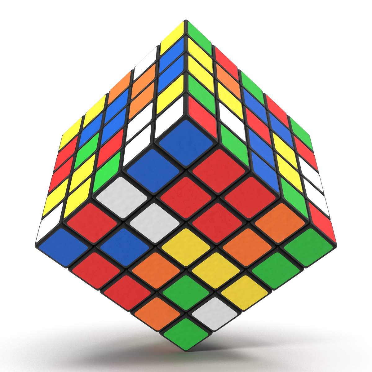 3D model Rubiks Cube 5x5