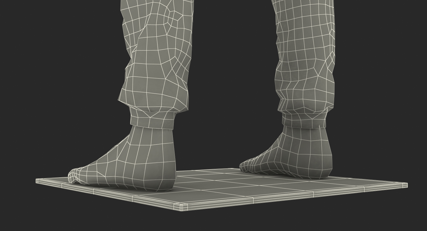 3D Sportswear Suit Lowered Hood on Mannequin
