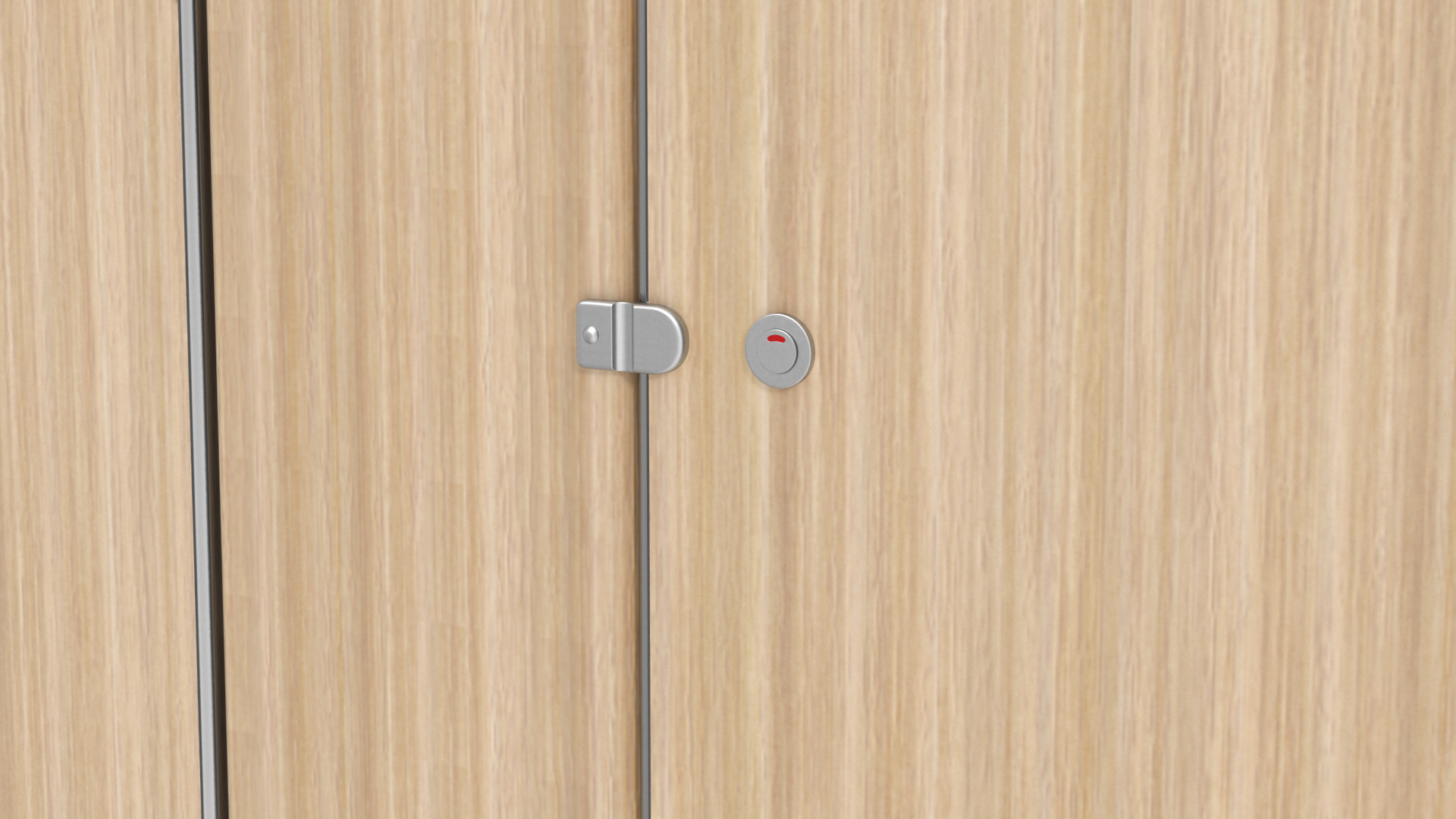 3D Toilet Partitions Wood Veneer Laminate model