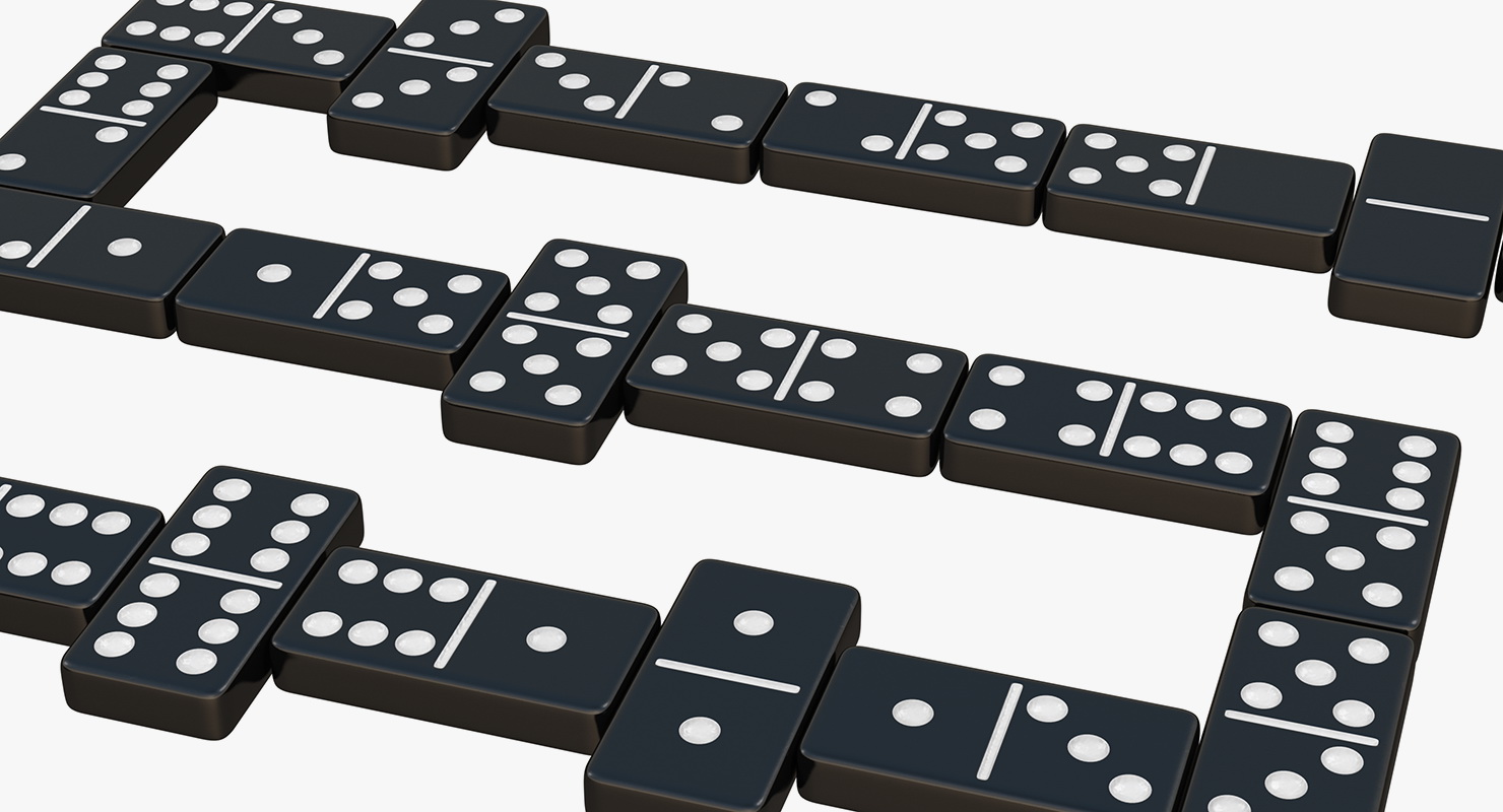 3D Domino Game Black Knuckles