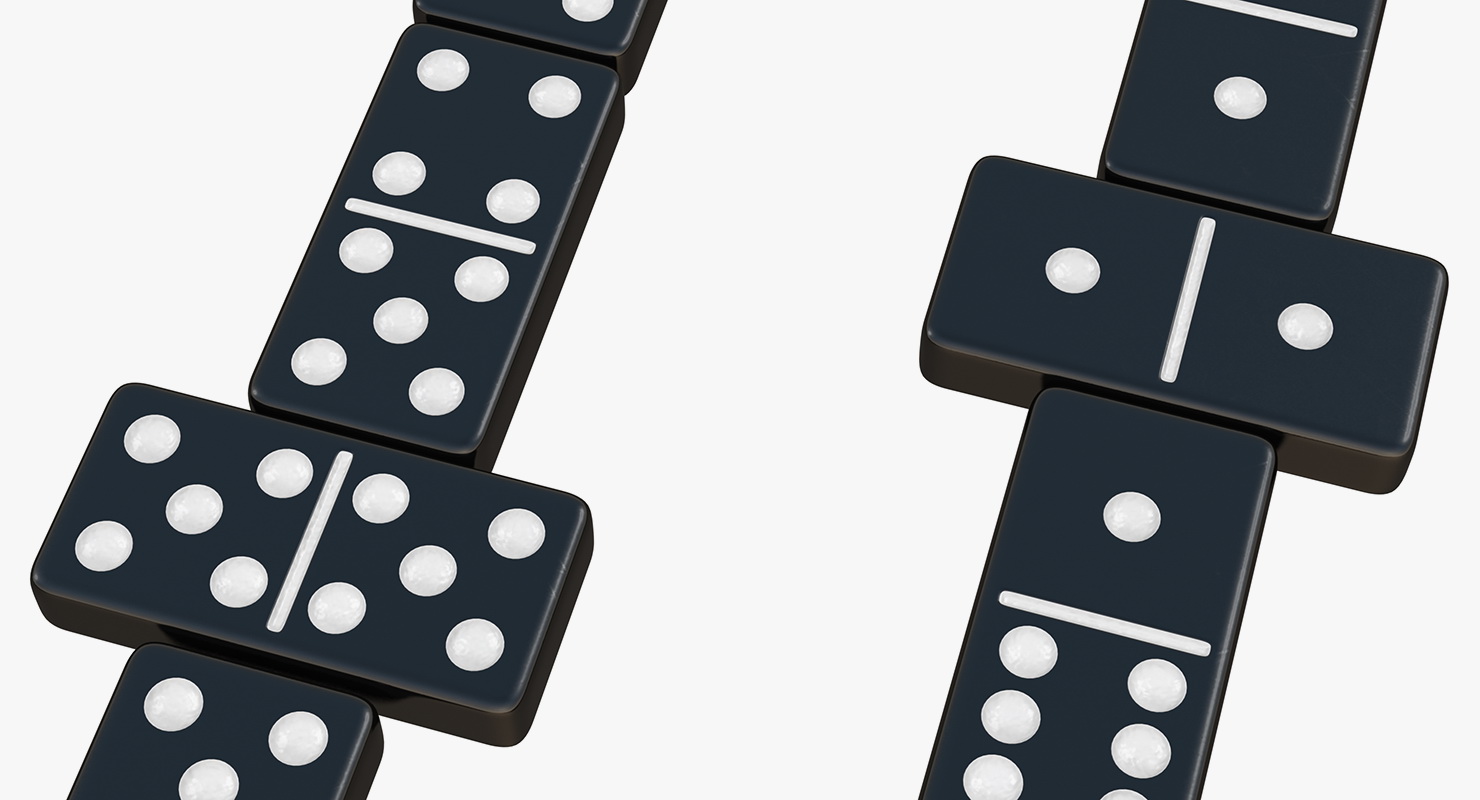 3D Domino Game Black Knuckles