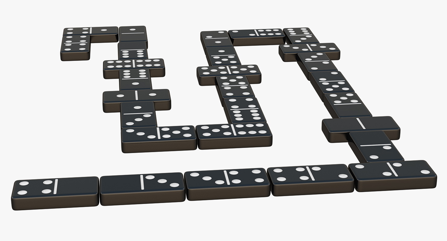 3D Domino Game Black Knuckles