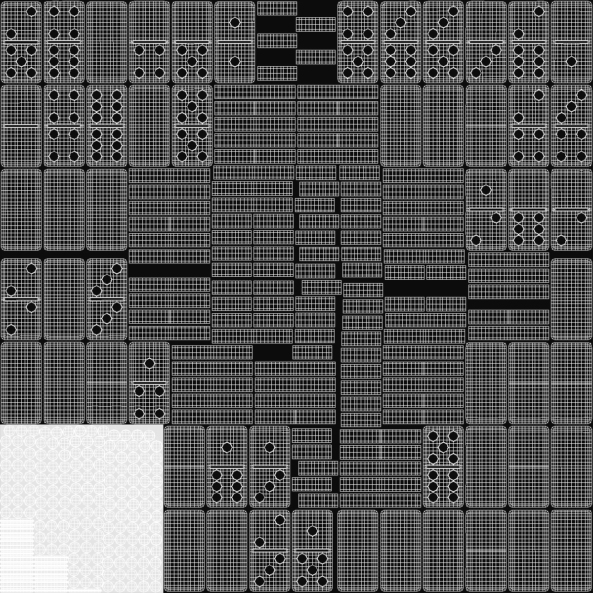 3D Domino Game Black Knuckles