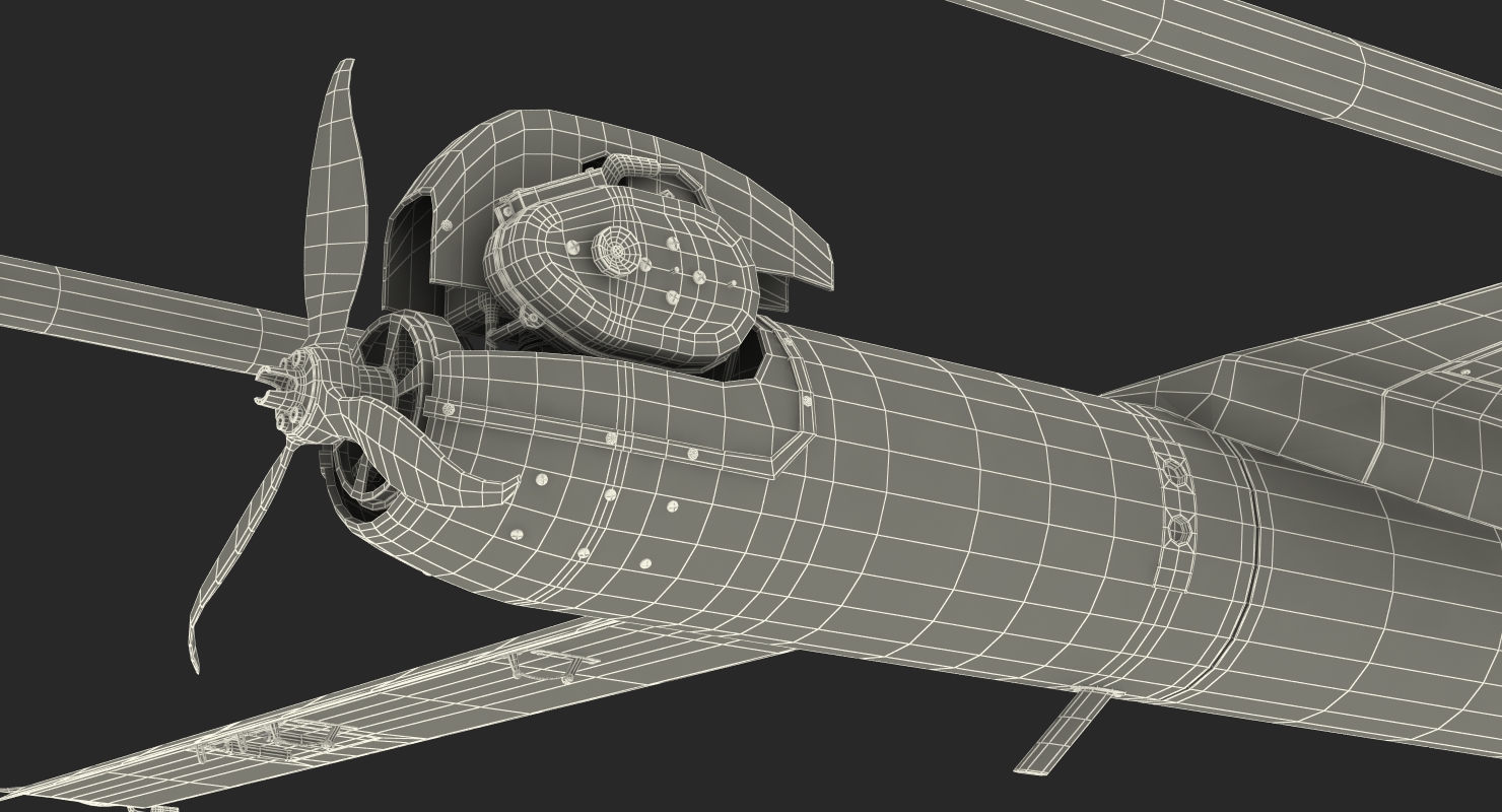 3D model Mini UAV ScanEagle 3
