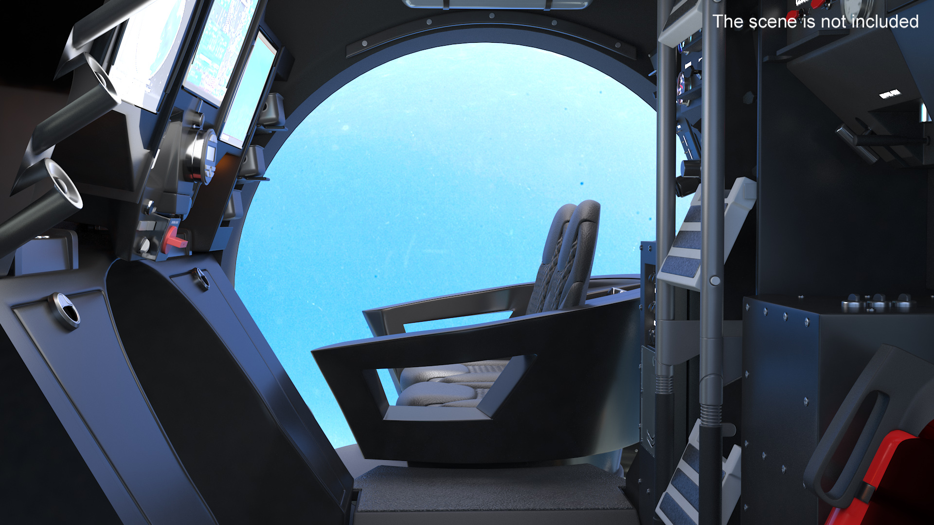 U-Boat Worx Cruise Sub Rigged 3D model