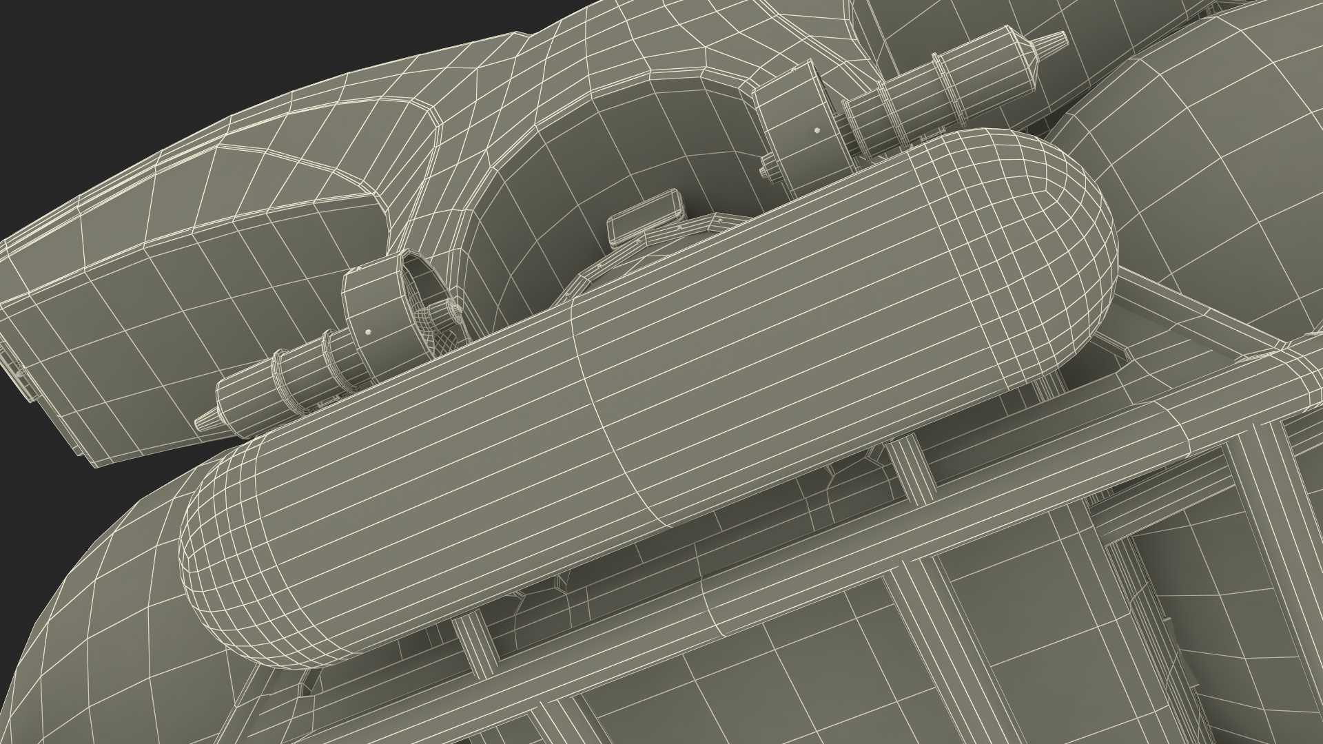 U-Boat Worx Cruise Sub Rigged 3D model