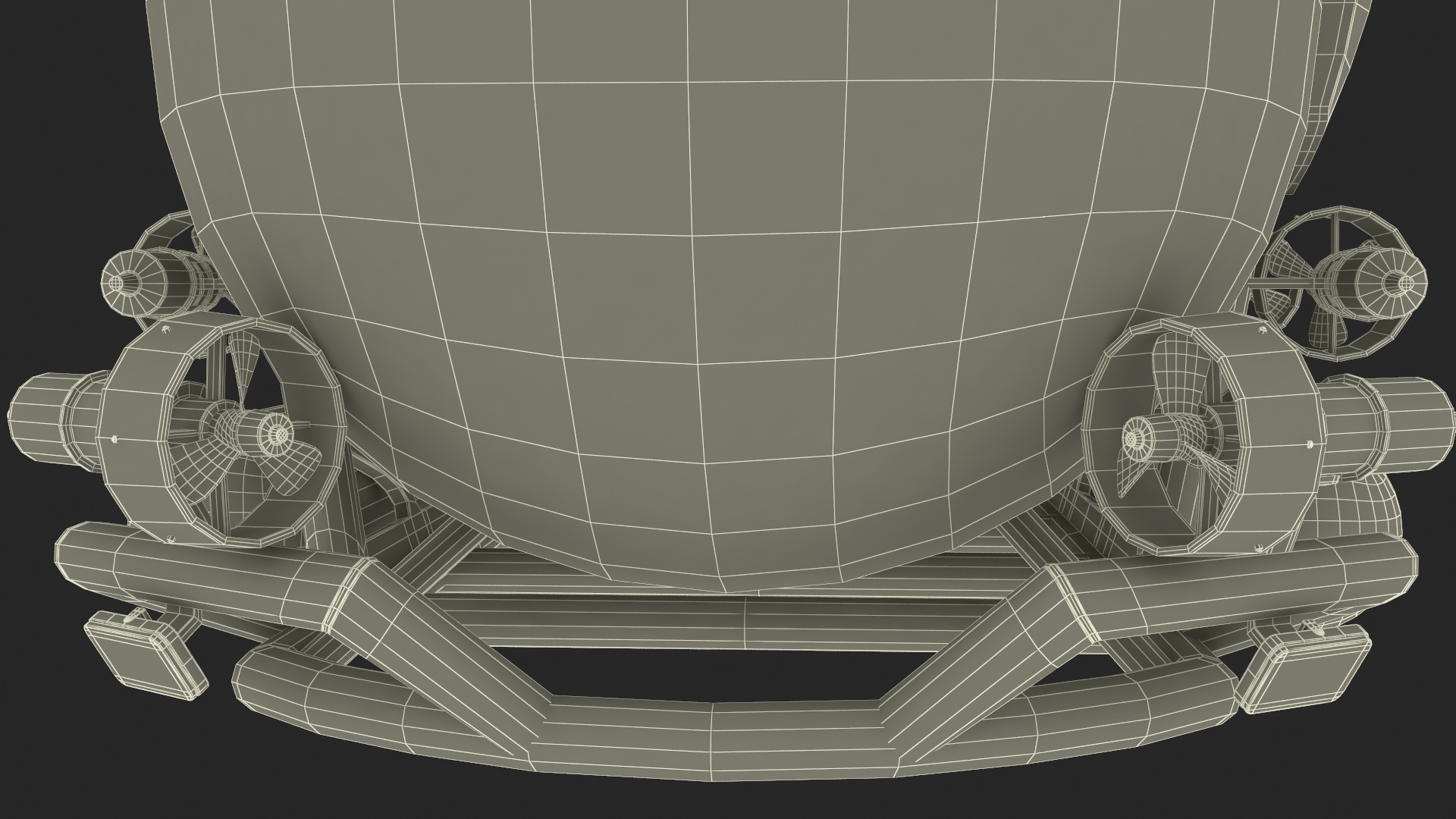 U-Boat Worx Cruise Sub Rigged 3D model