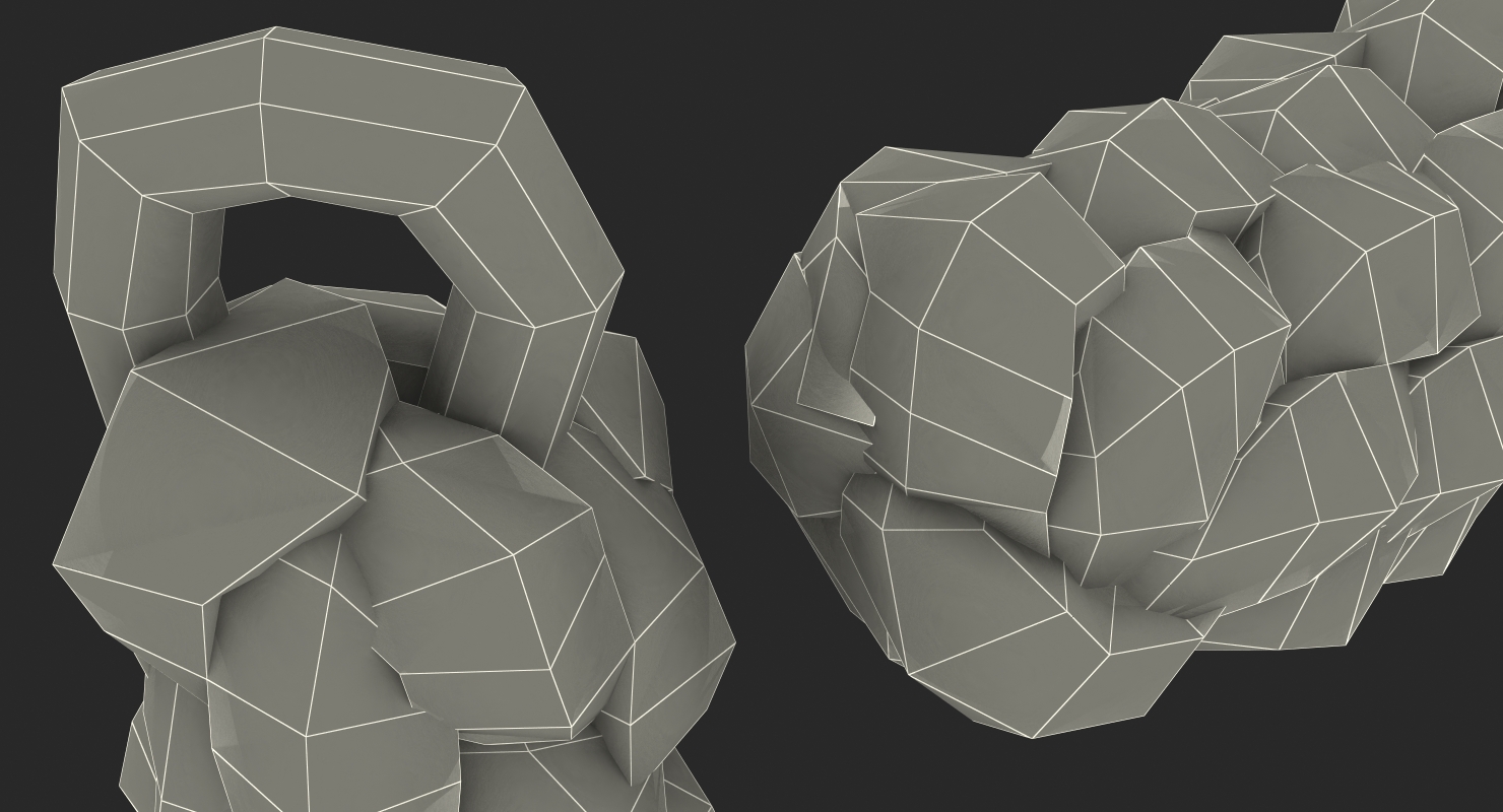 3D Piece of Rope model