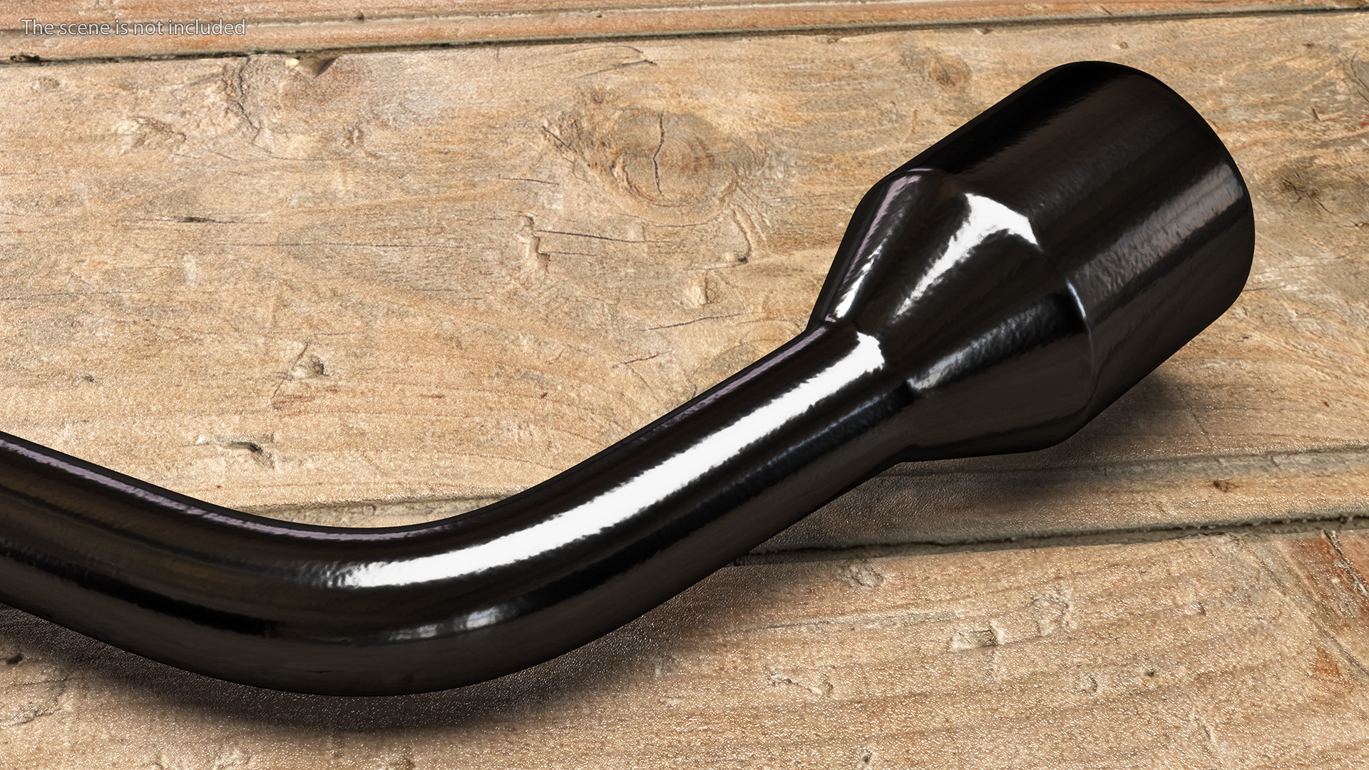 3D model Tire Lug Nut Wrench Black