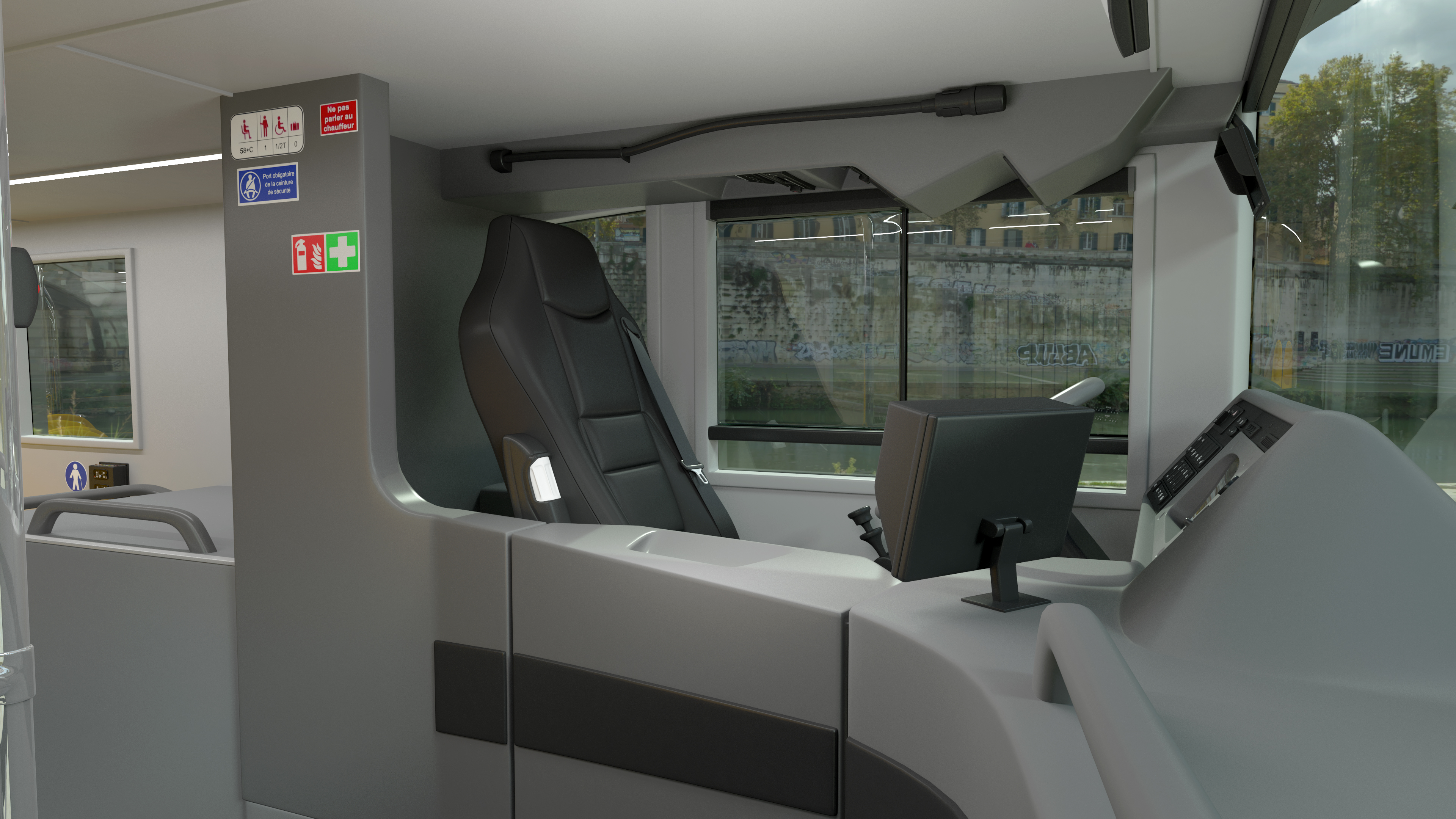 3D model Sightseeing Open Air Hop On Off City Tour Bus