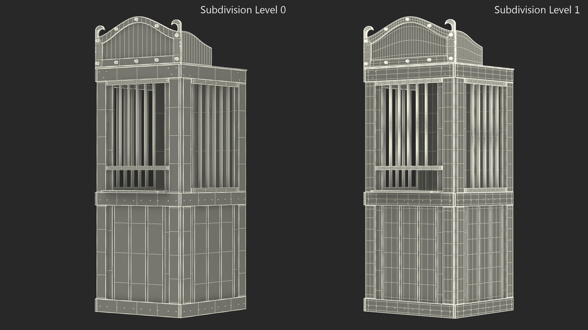 3D model Carnival Ticket Booth New