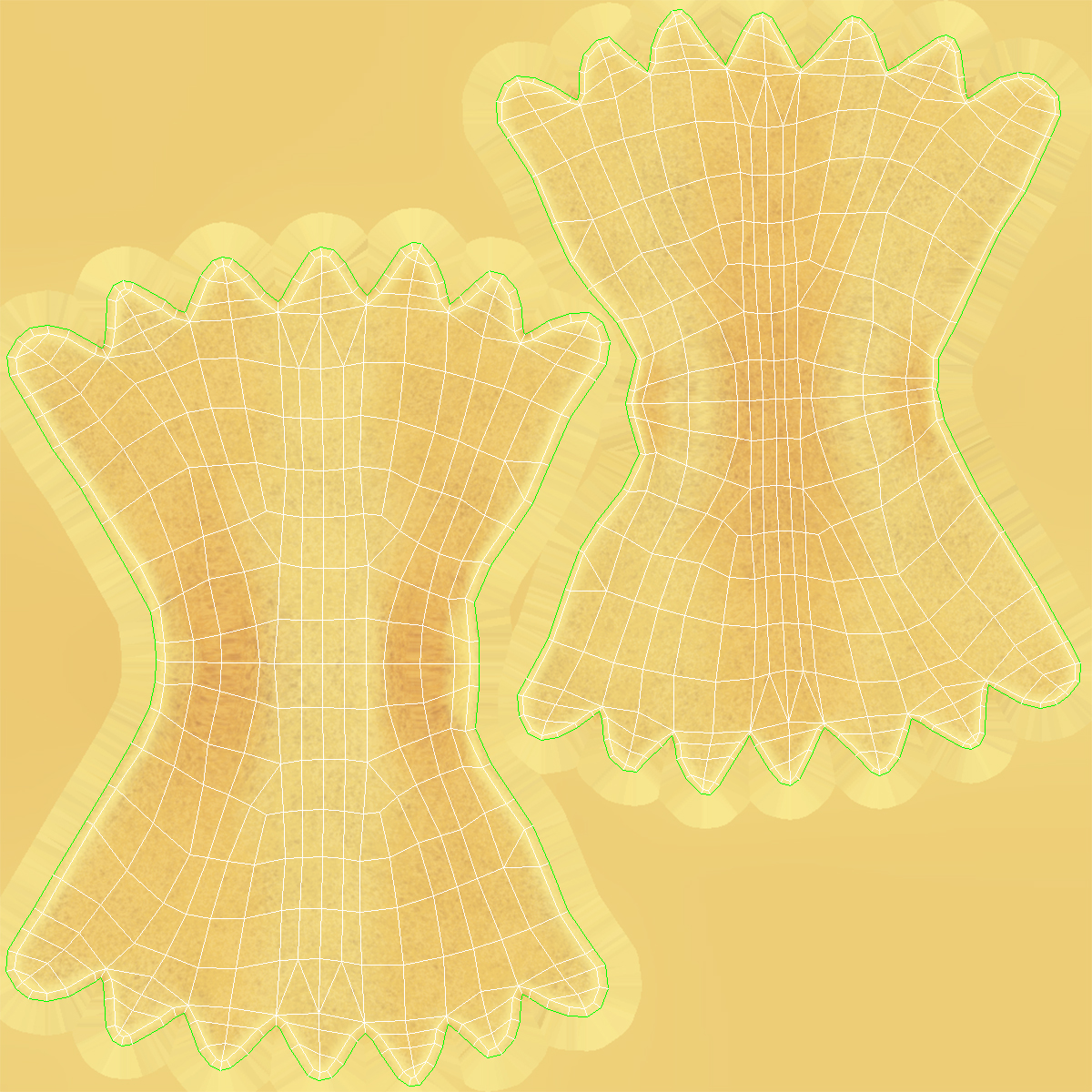 Farfalle Pasta 3D model