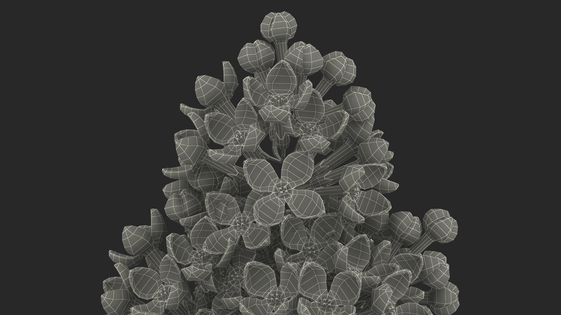 3D model Lilac Syringa Branch