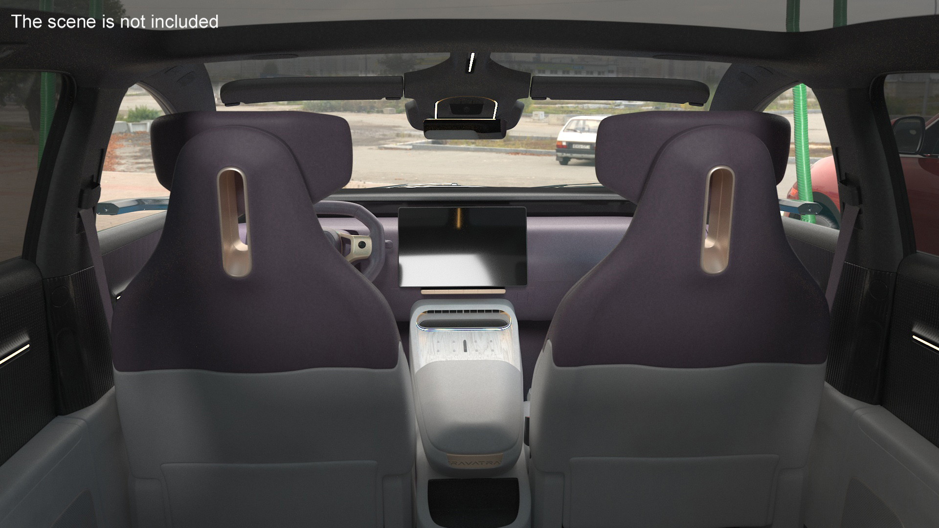 Luxury Vehicles on Car Wash with Vacuum Cleaner 3D
