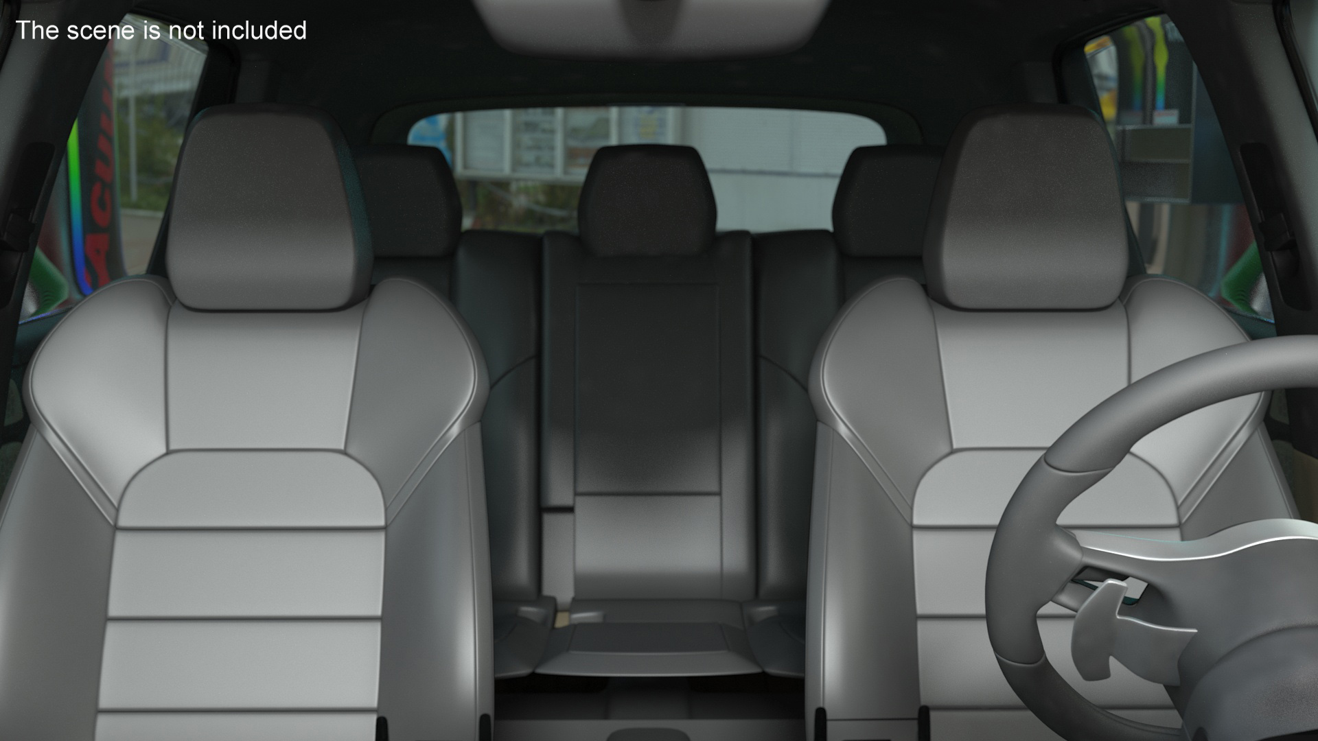Luxury Vehicles on Car Wash with Vacuum Cleaner 3D
