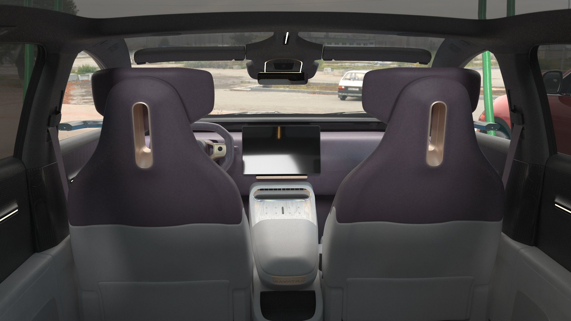 Luxury Vehicles on Car Wash with Vacuum Cleaner 3D