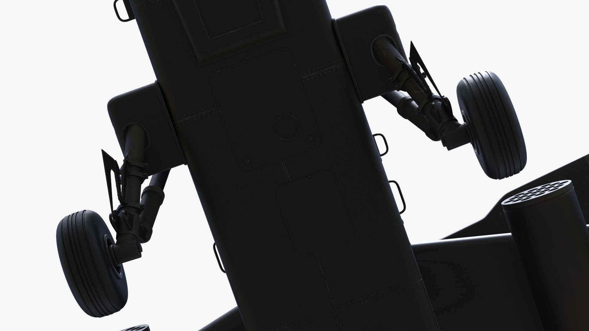 Eurocopter Tiger EC665 Black Rigged for Maya 3D model