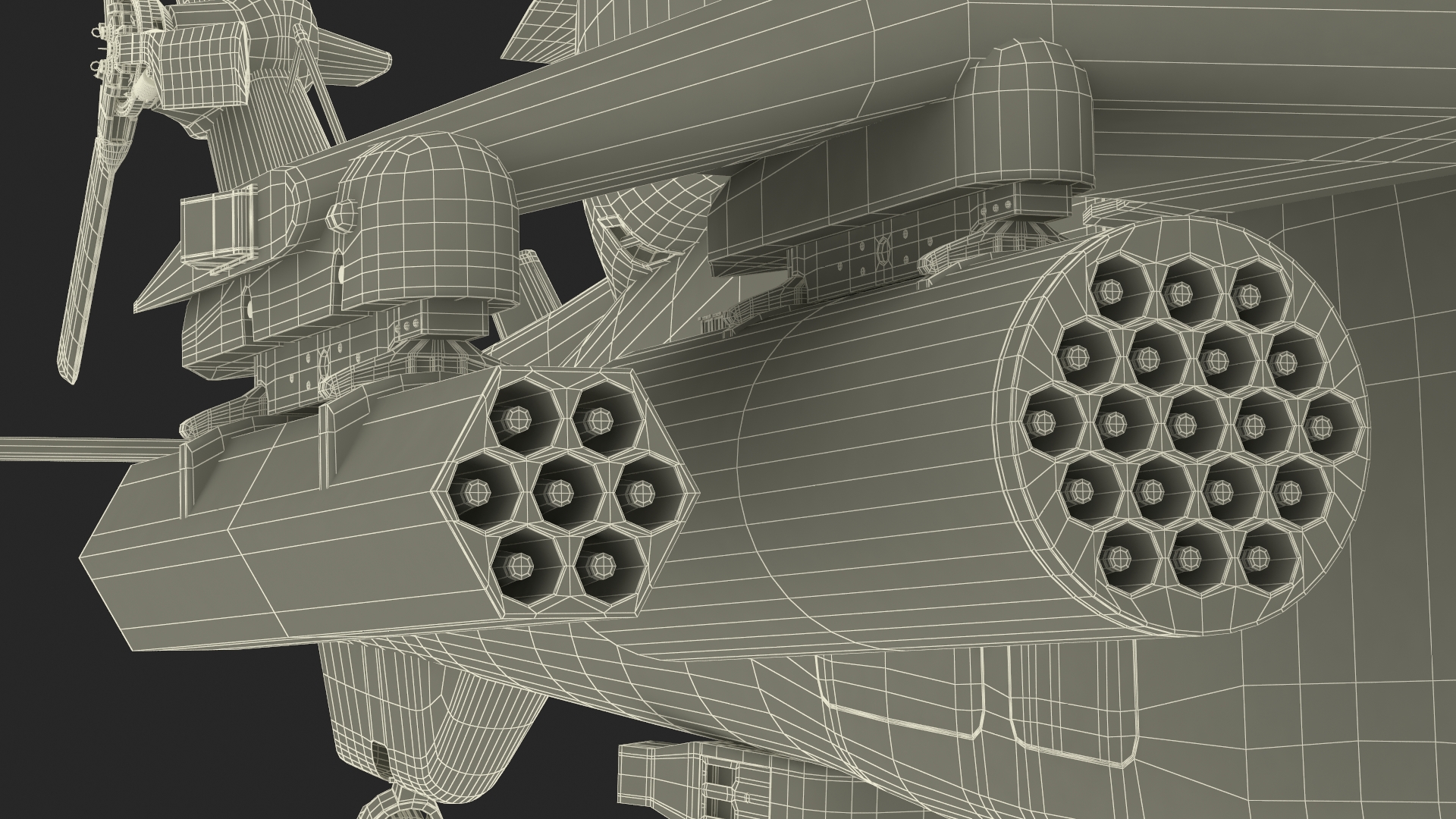 Eurocopter Tiger EC665 Black Rigged for Maya 3D model
