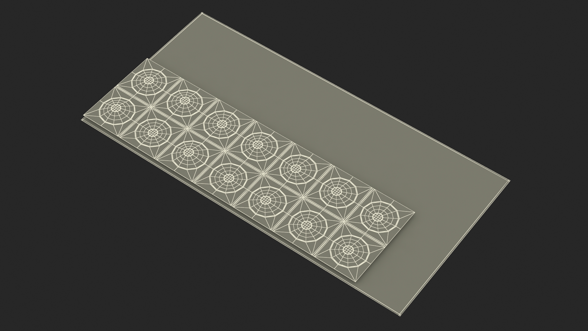 3D Tablets in Blister with Card model