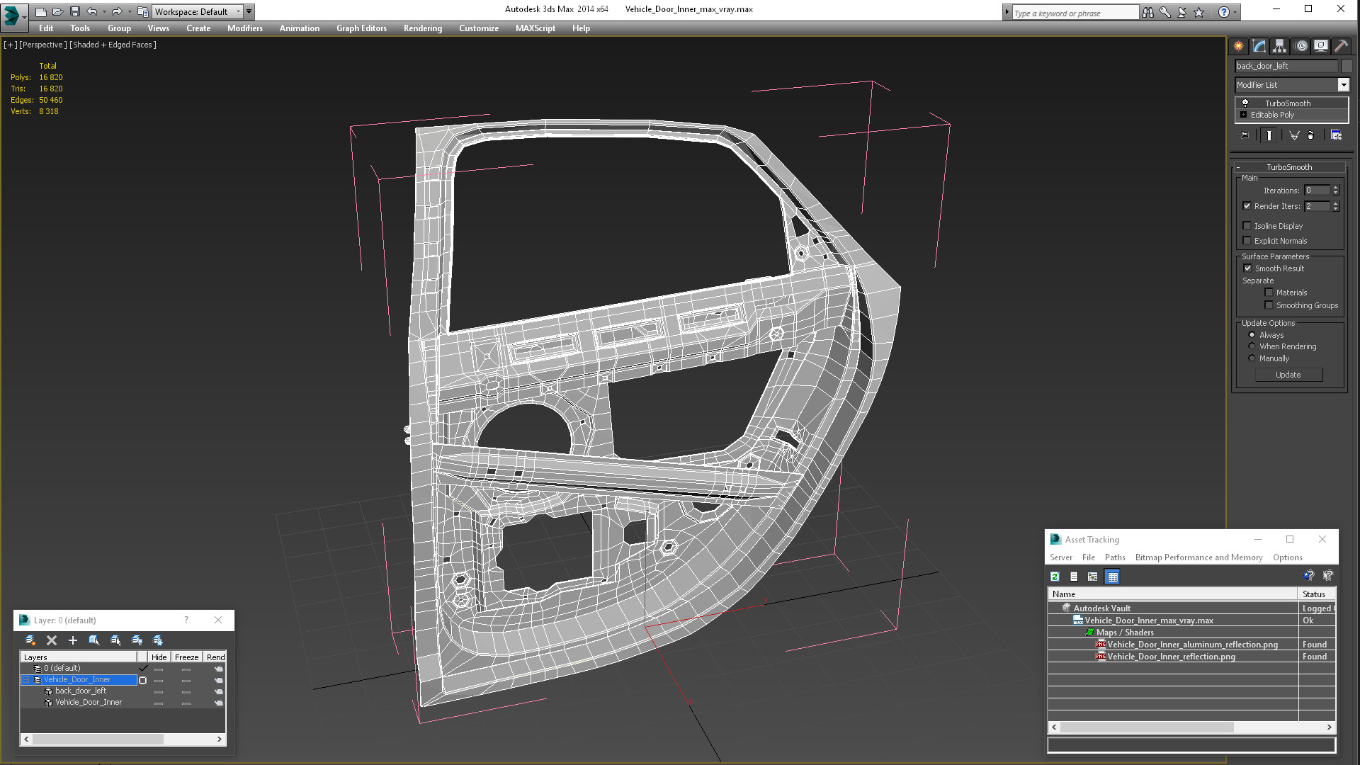 3D Vehicle Door Inner model