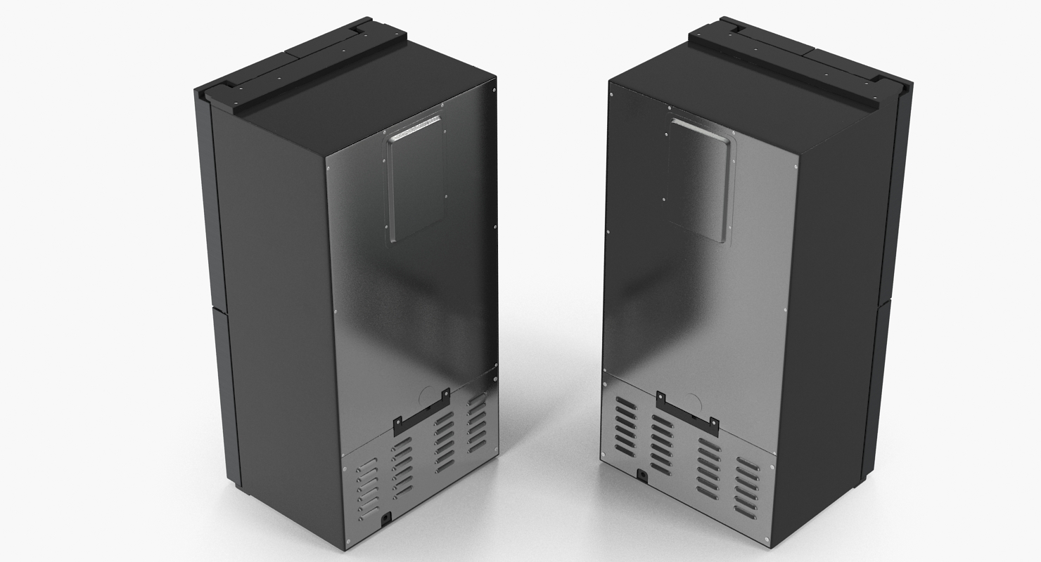 3D 4 Door Flex French Door Smart Refrigerator Black model